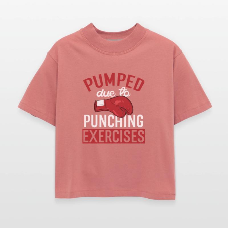 Pumped Due To Punching Exercises Sports Boxer