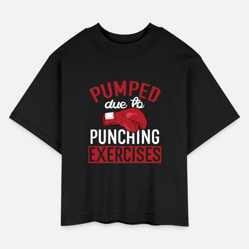Pumped Due To Punching Exercises Sports Boxer