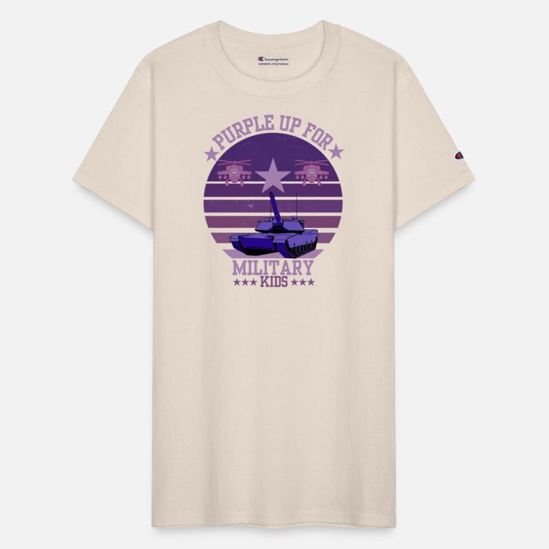 Purple up for military kids