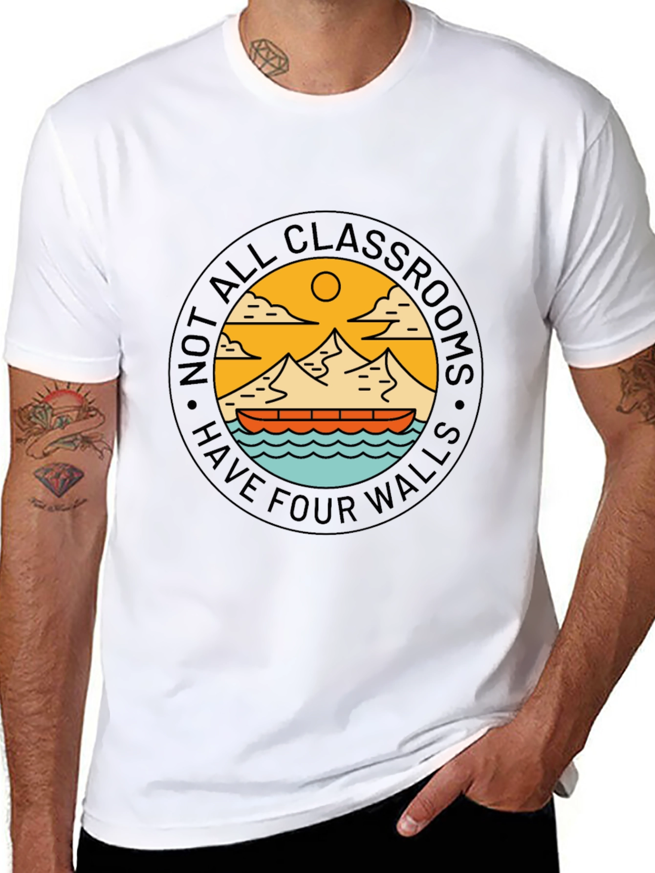 Outdoor Classroom Graphic Tee - Nature Inspired T-Shirt