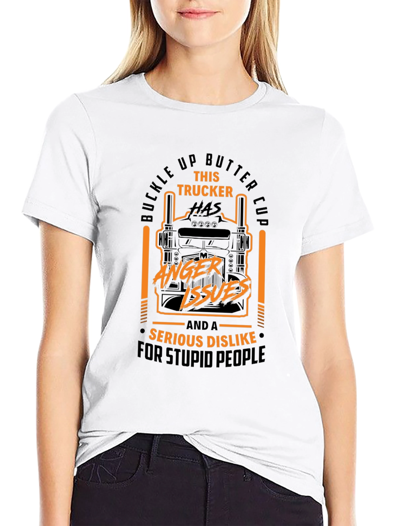 Trucker Anger Issues Graphic Tee