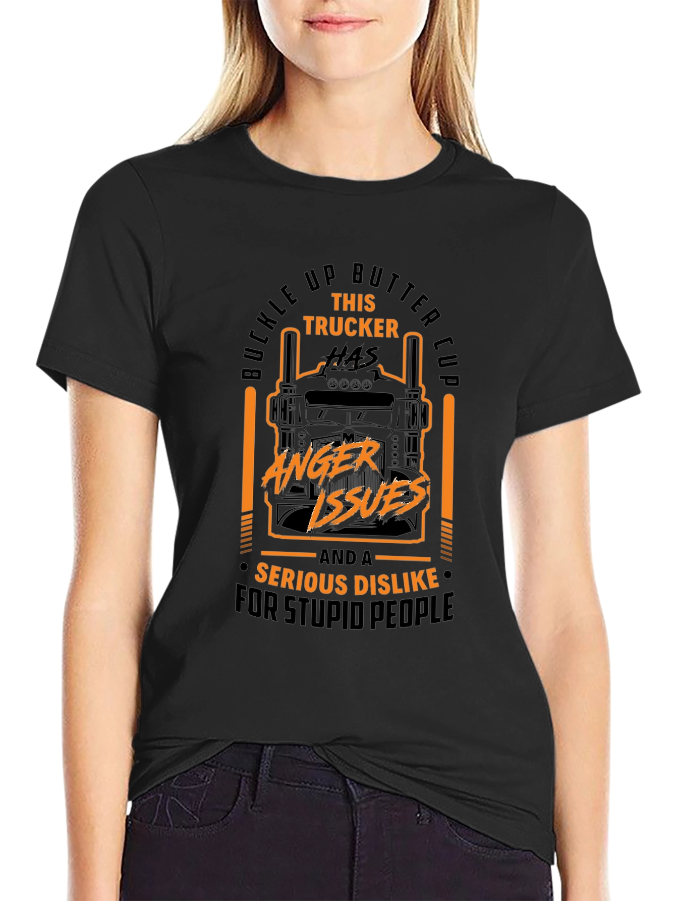 Trucker Anger Issues Graphic Tee