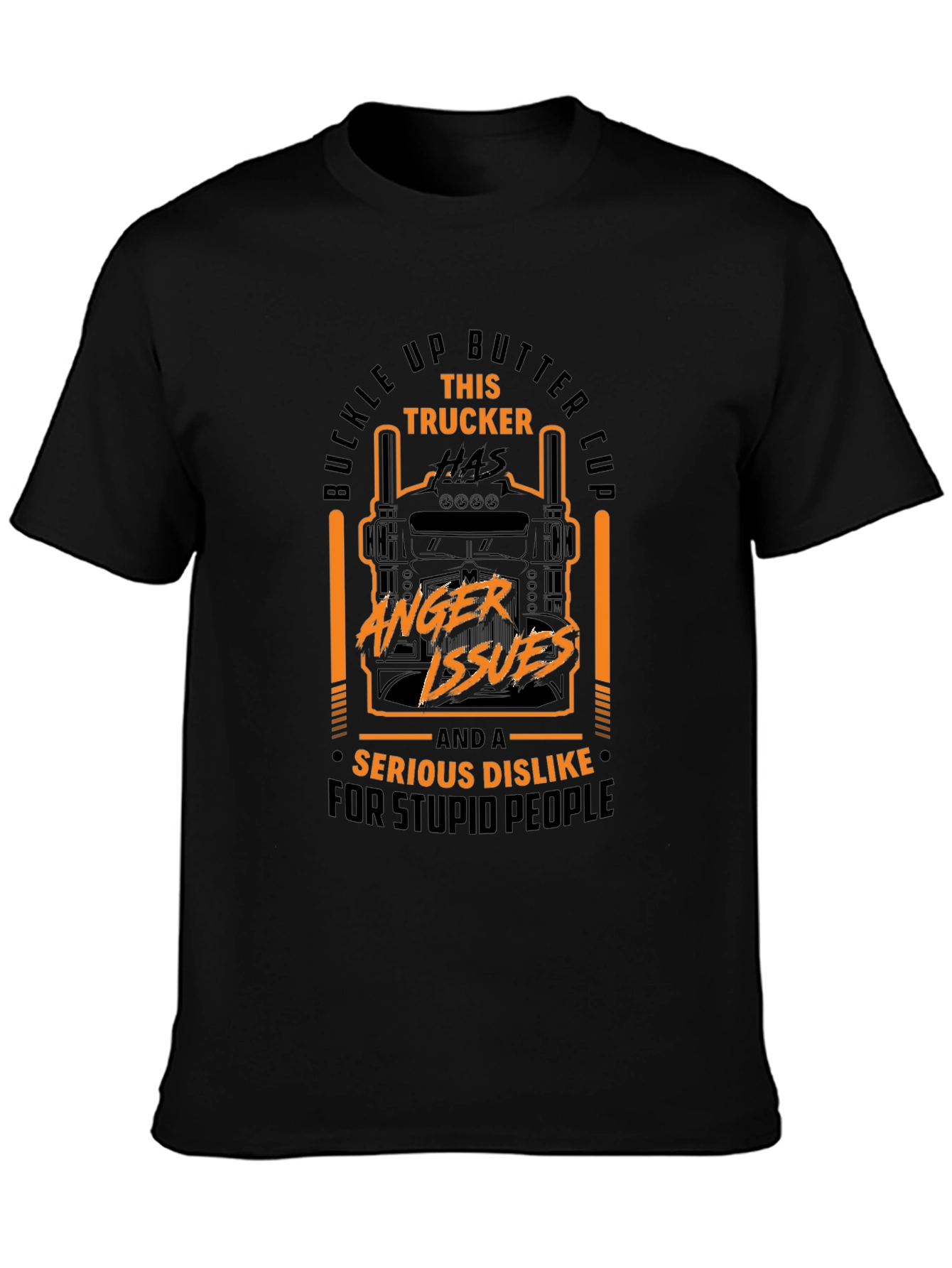 Trucker Anger Issues Graphic Tee