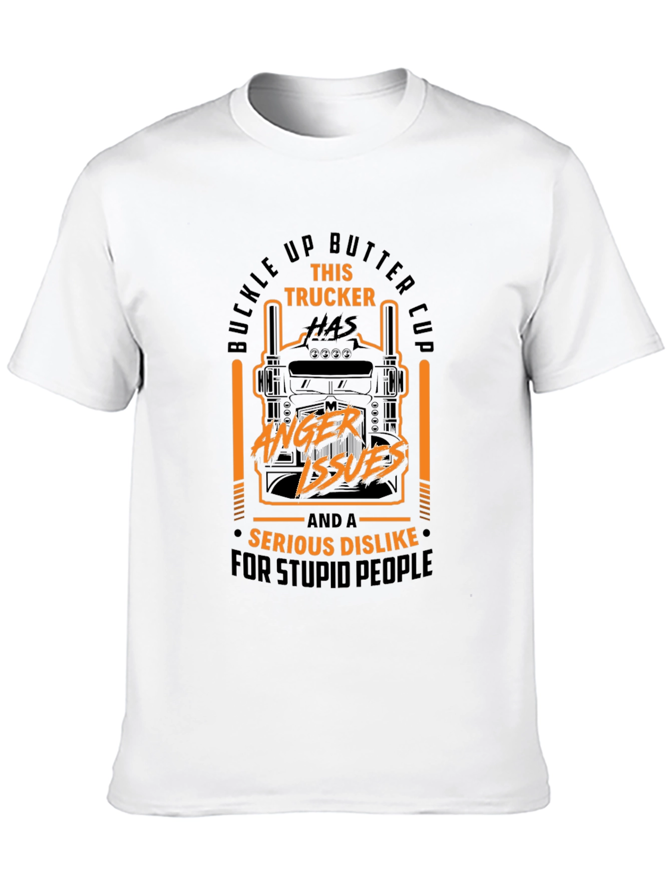 Trucker Anger Issues Graphic Tee