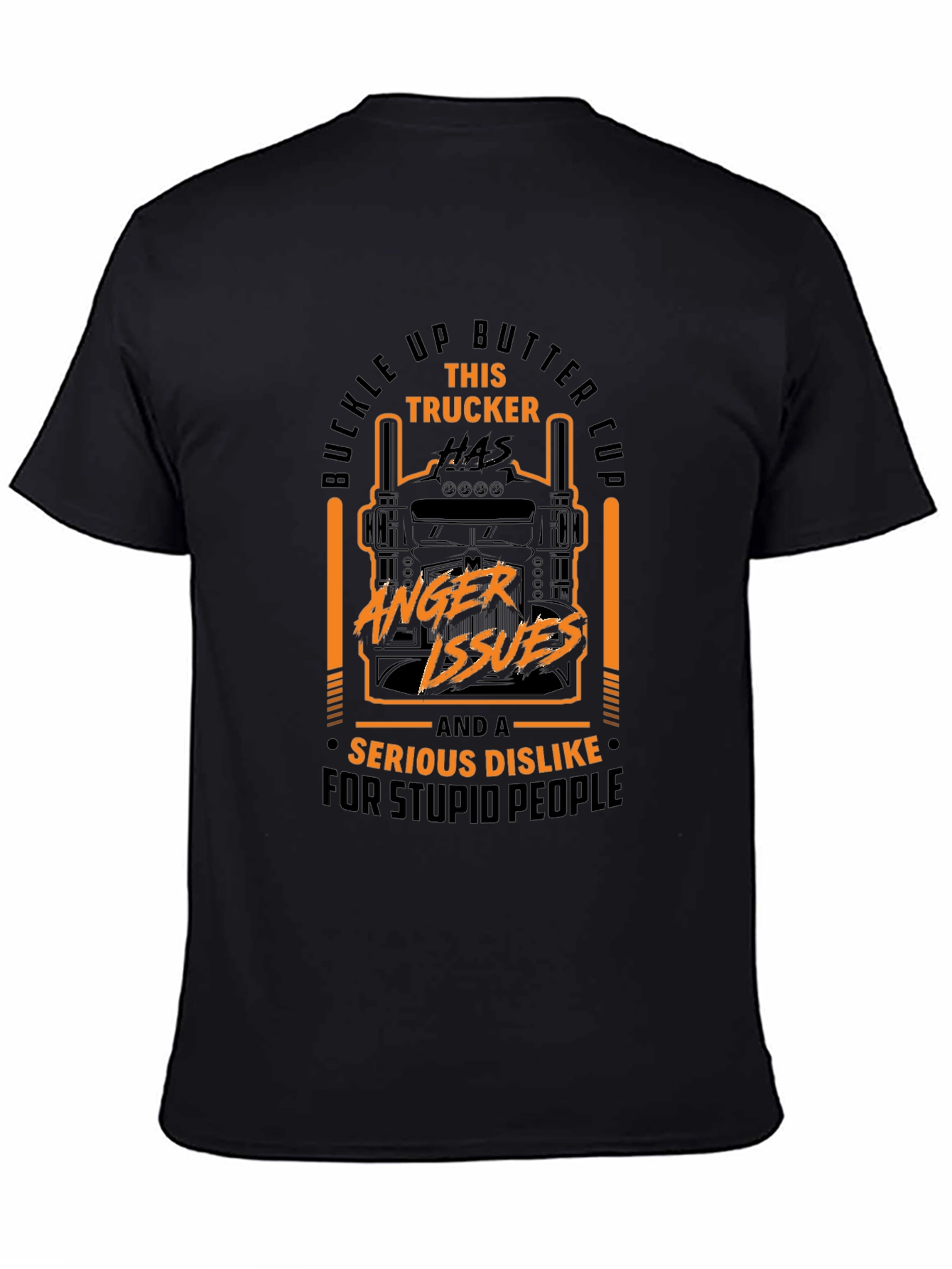 Trucker Anger Issues Graphic Tee