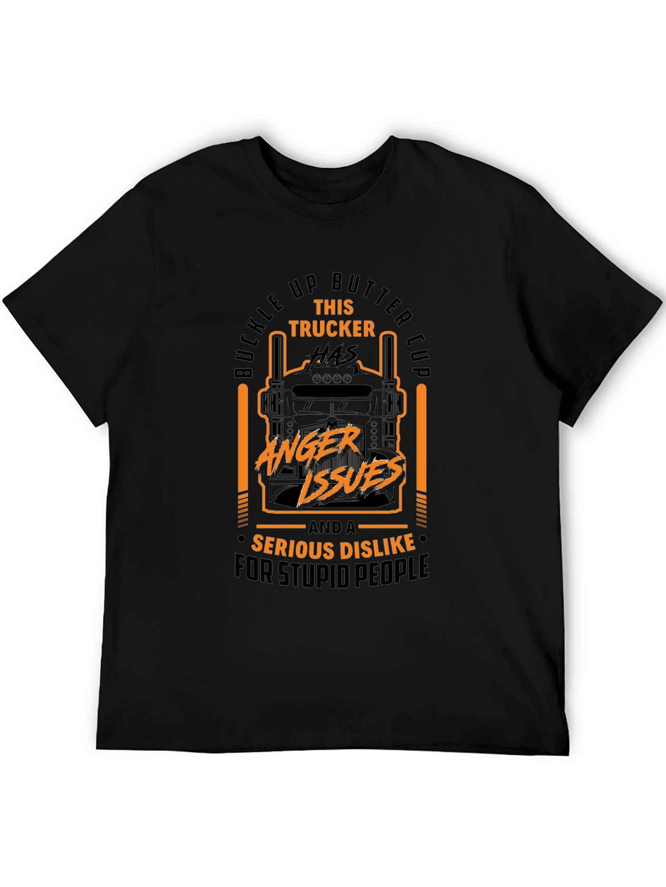 Trucker Anger Issues Graphic Tee