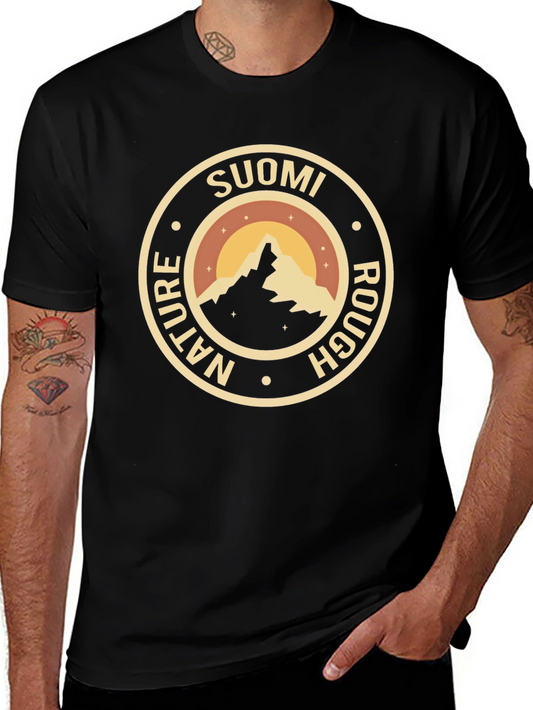 Suomi Nature Rough Mountain Graphic Tee
