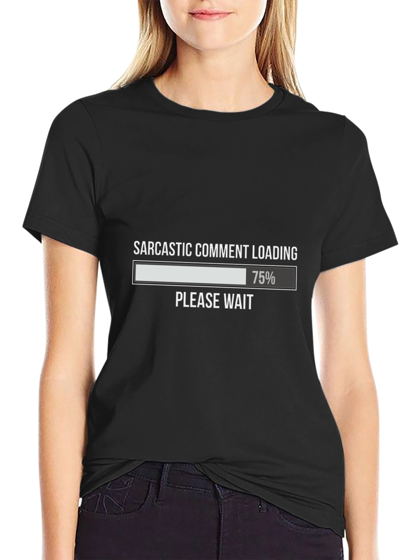 Sarcastic Comment Loading T-Shirt - Funny Graphic Tee
