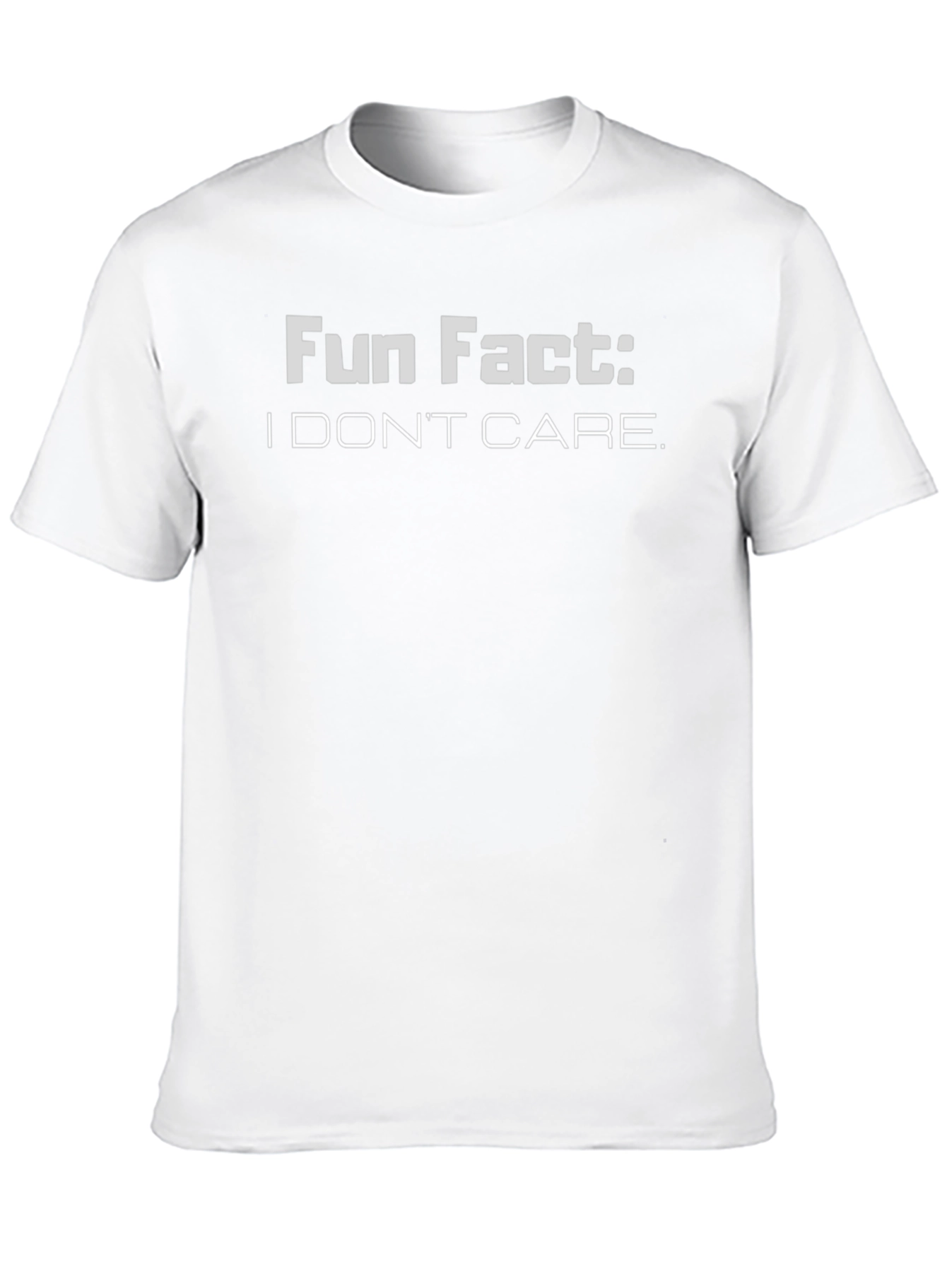 Fun Fact: I Dont Care Graphic T-Shirt