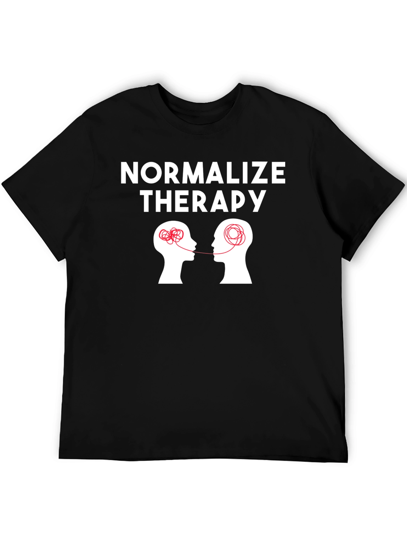 Normalize Therapy Graphic Tee - Mental Health Awareness