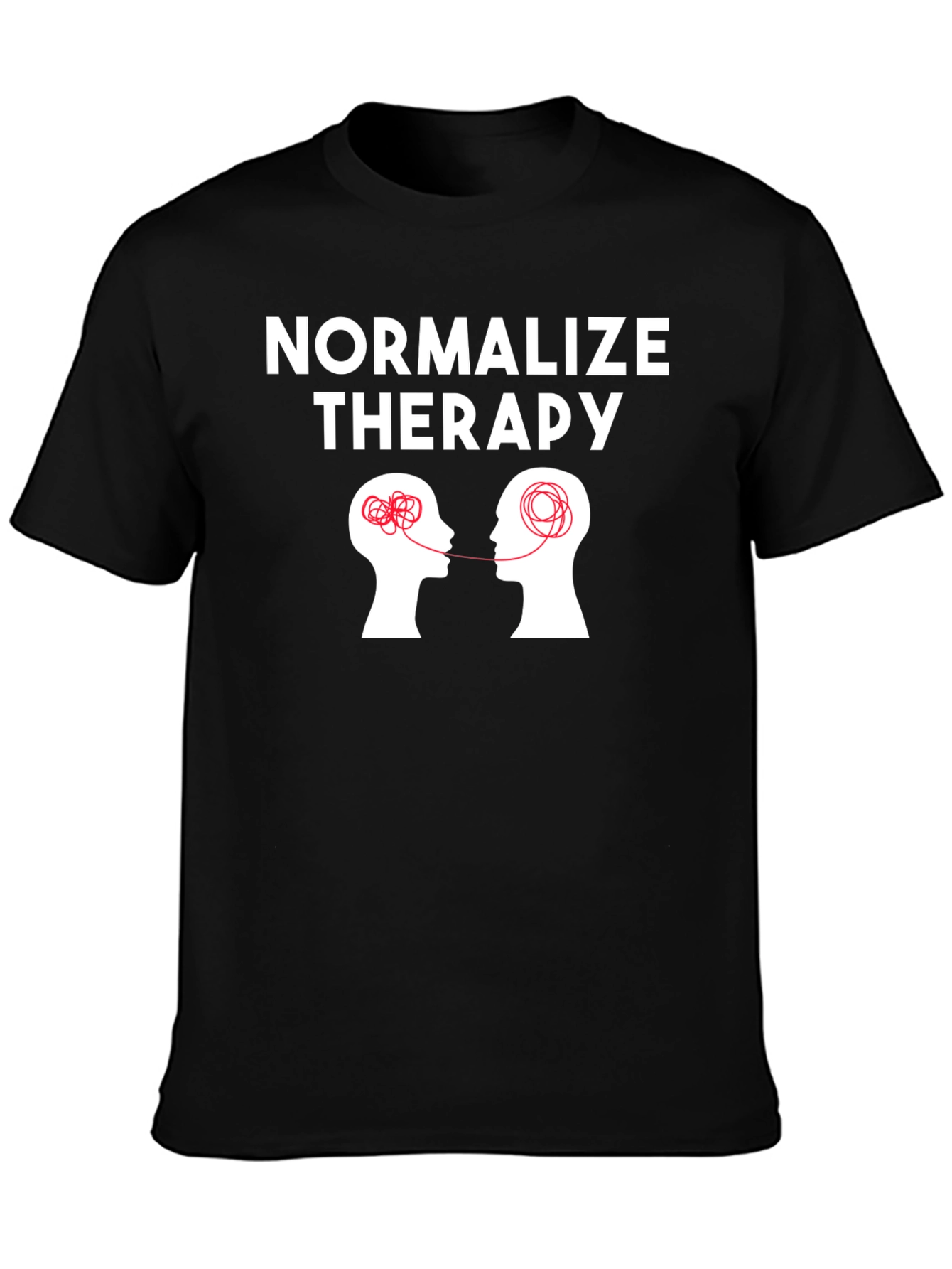 Normalize Therapy Graphic Tee - Mental Health Awareness