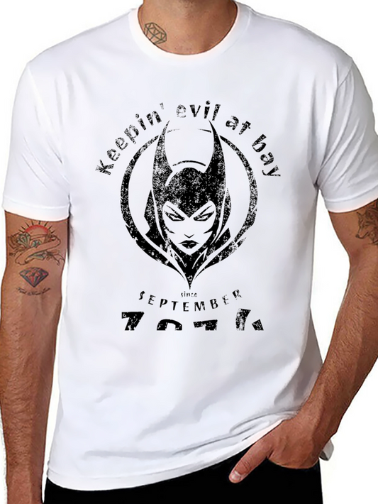 Keepin Evil at Bay Black T-Shirt