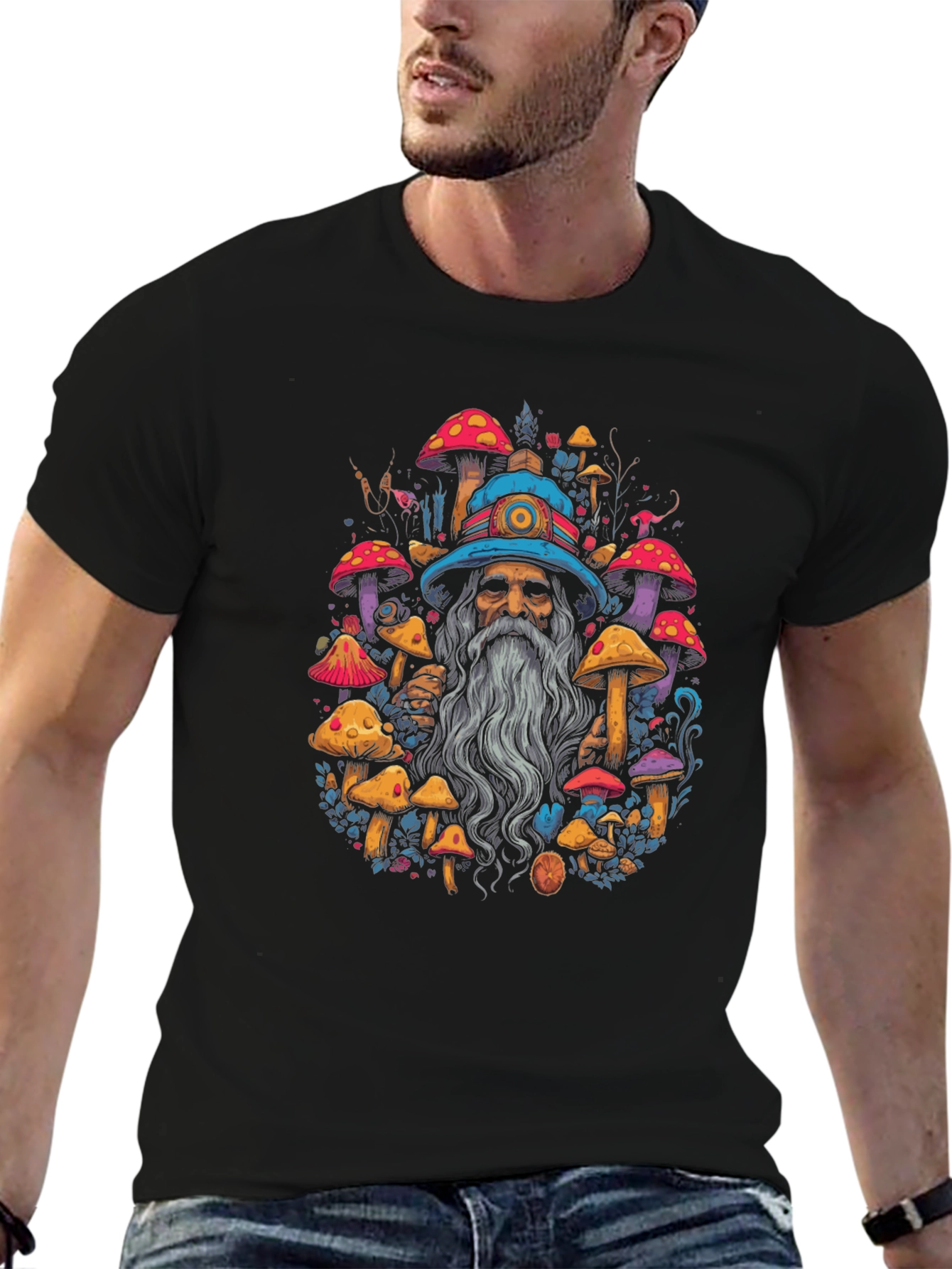 Wizard Mushroom Graphic Tee