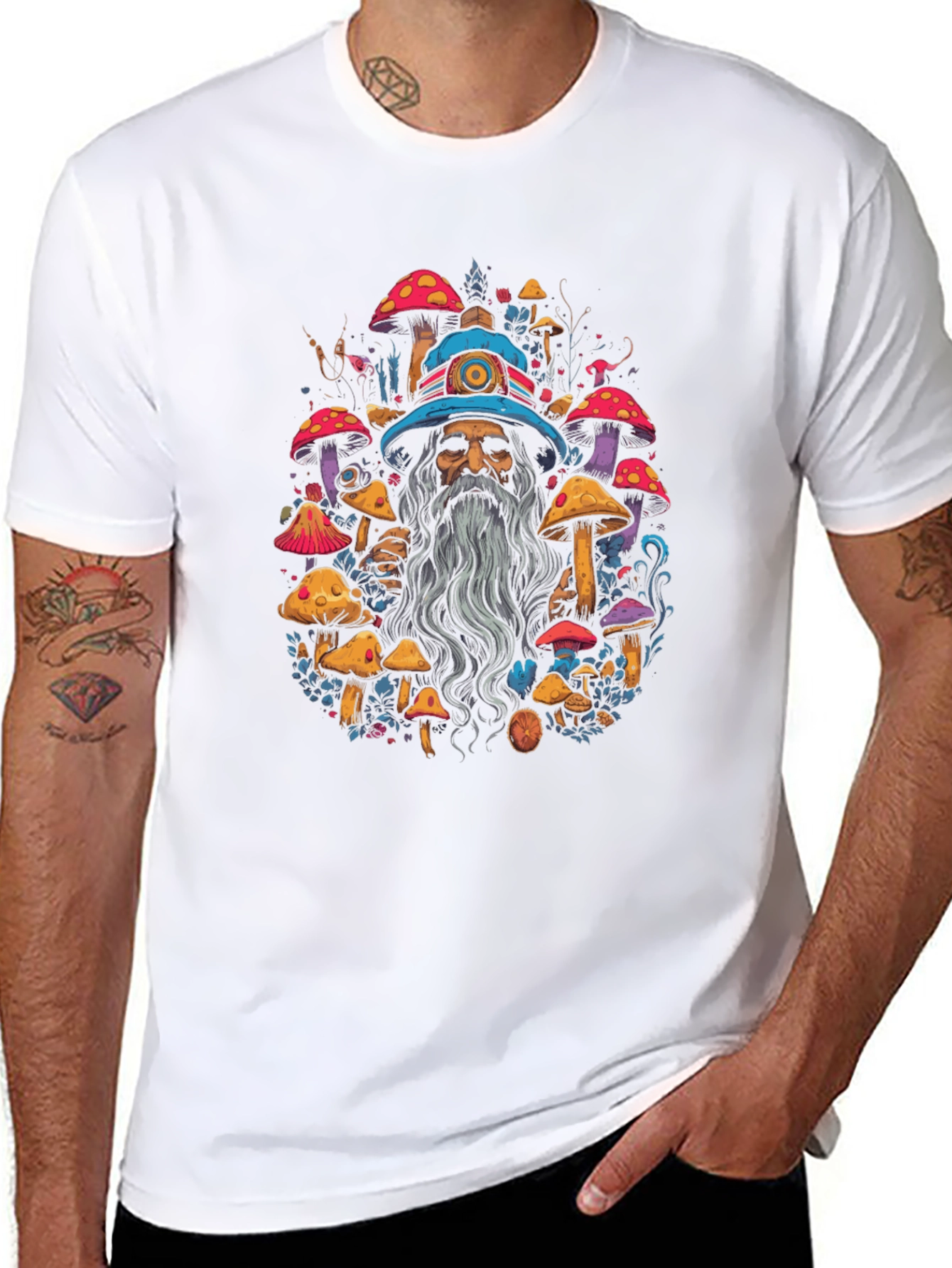 Wizard Mushroom Graphic Tee