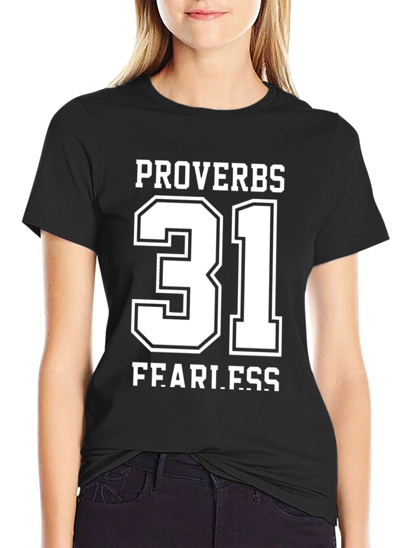 Proverbs 31 Fearless T-Shirt - Christian Apparel