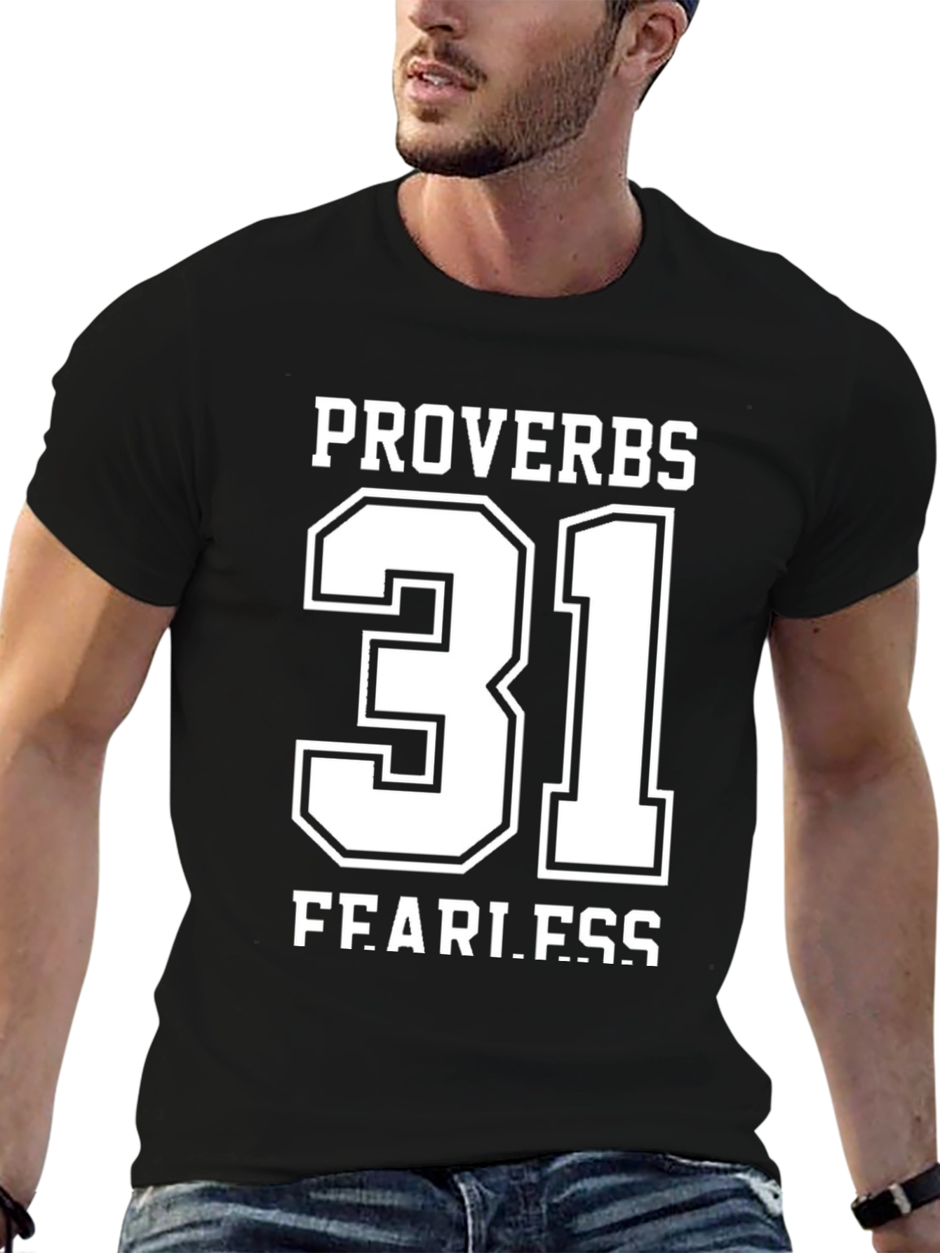 Proverbs 31 Fearless T-Shirt - Christian Apparel