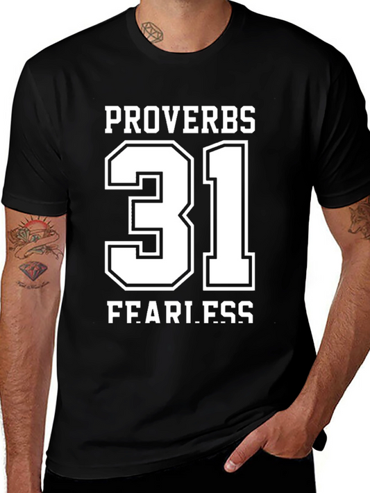 Proverbs 31 Fearless T-Shirt - Christian Apparel
