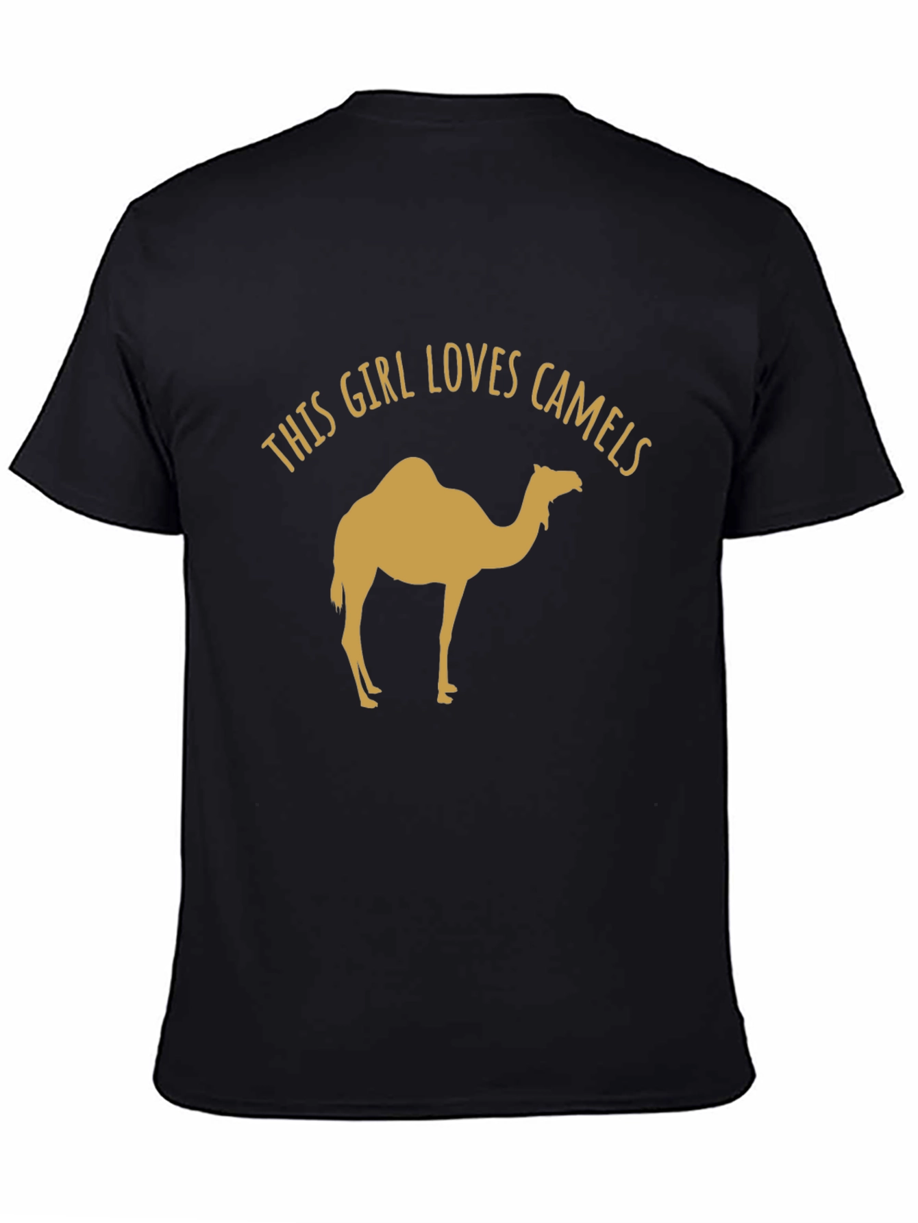 This Girl Loves Camels Black T-Shirt