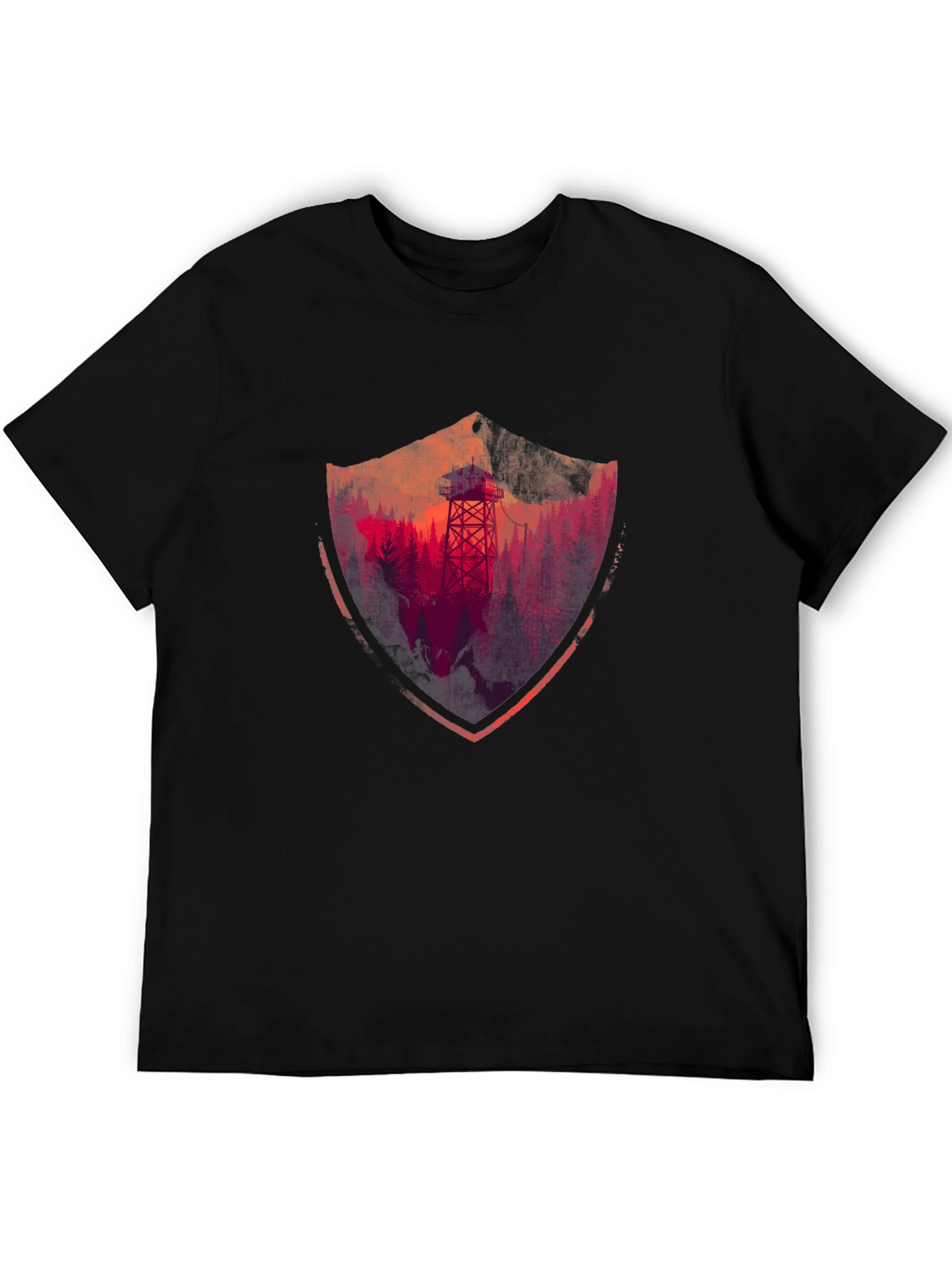 Forest Lookout Graphic Tee - Nature Inspired Design