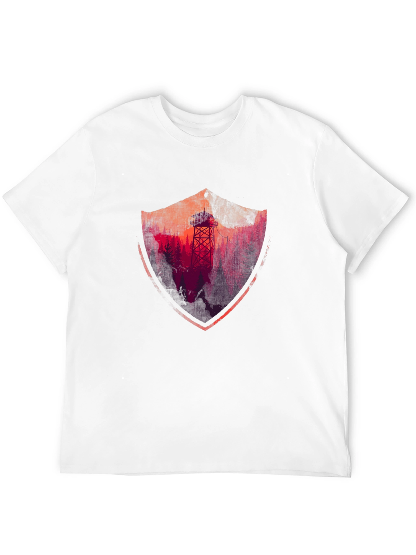 Forest Lookout Graphic Tee - Nature Inspired Design