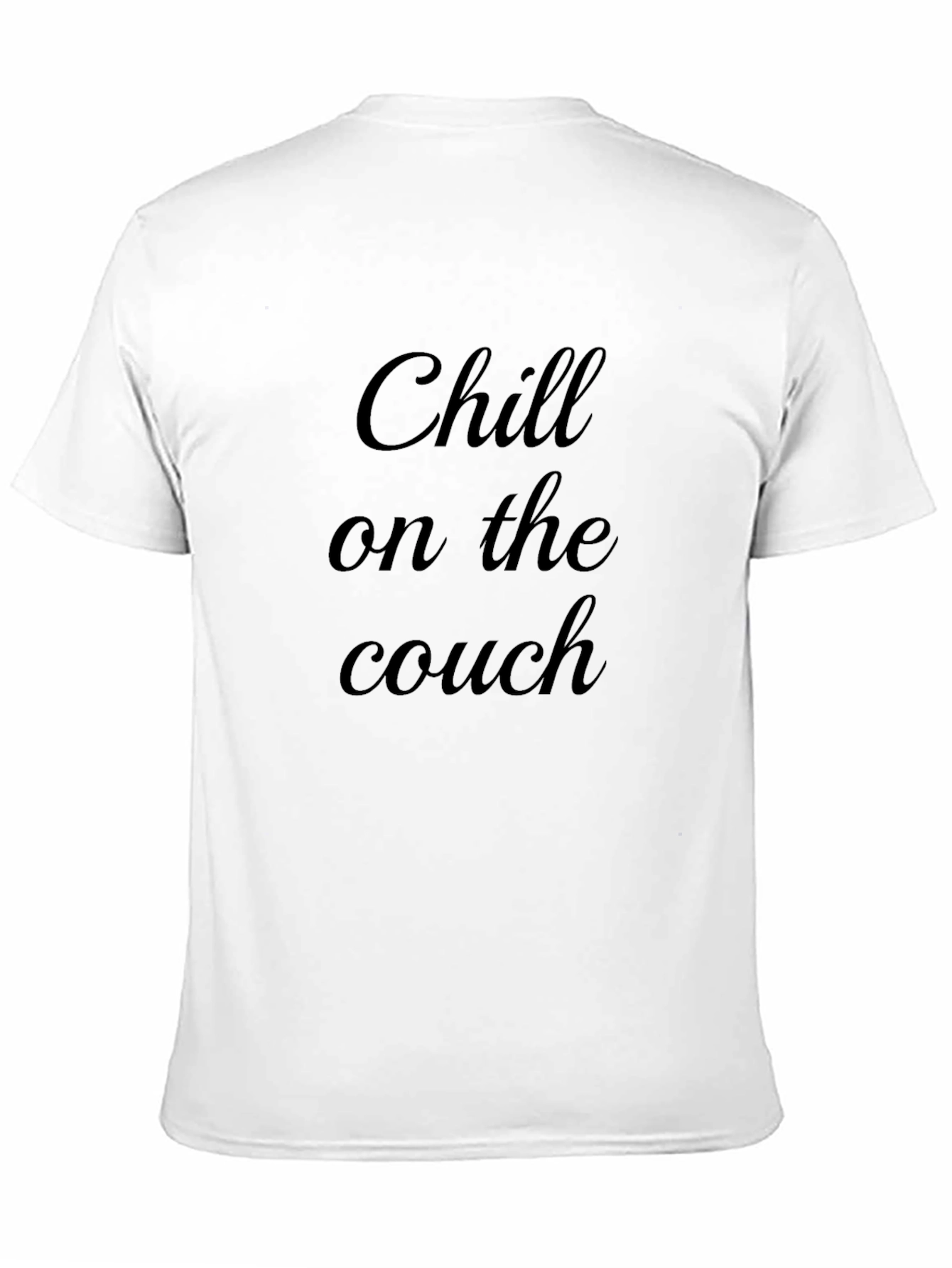 Chill on the Couch Black Graphic Tee