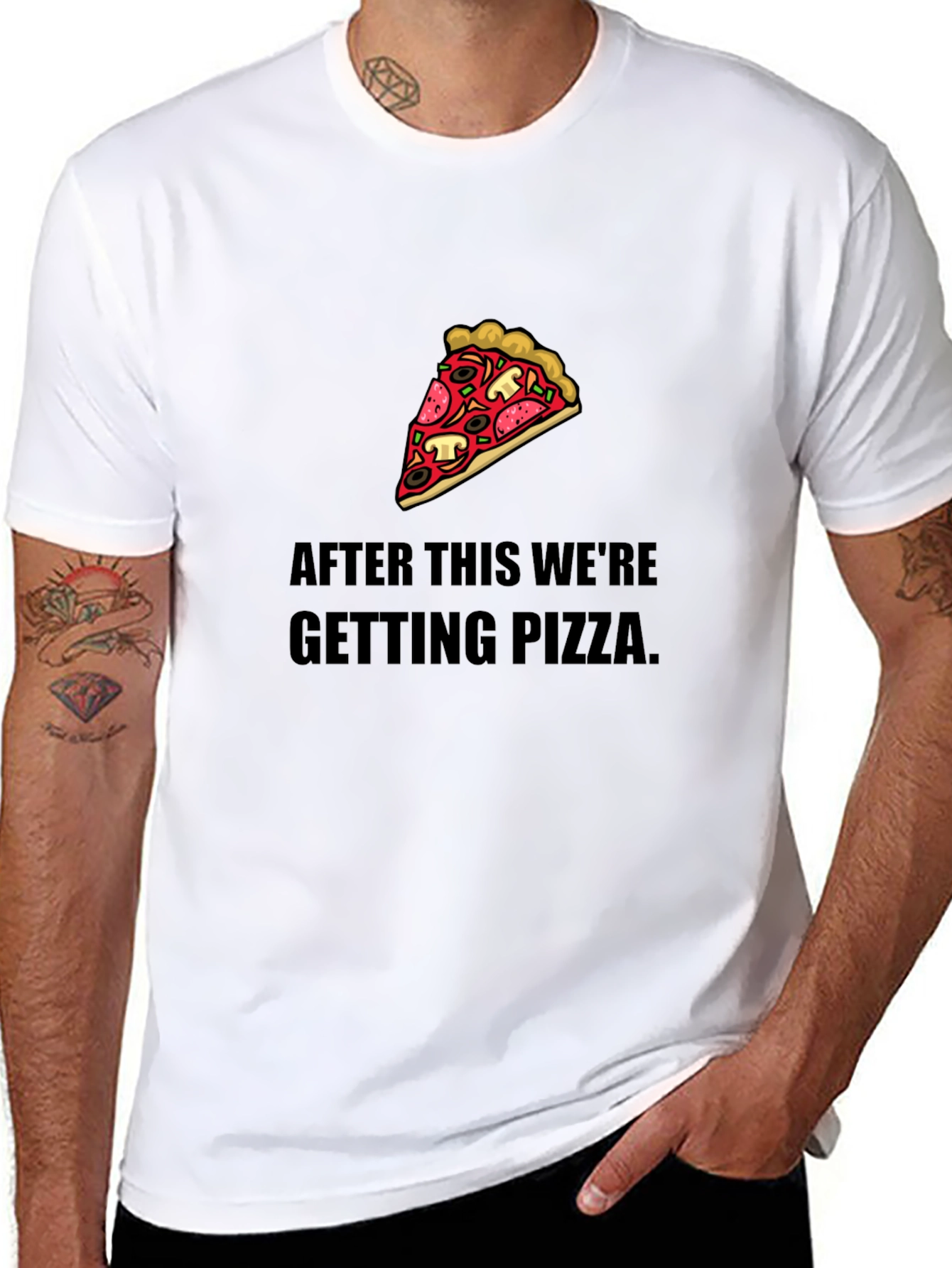Pizza T-Shirt - After This Were Getting Pizza