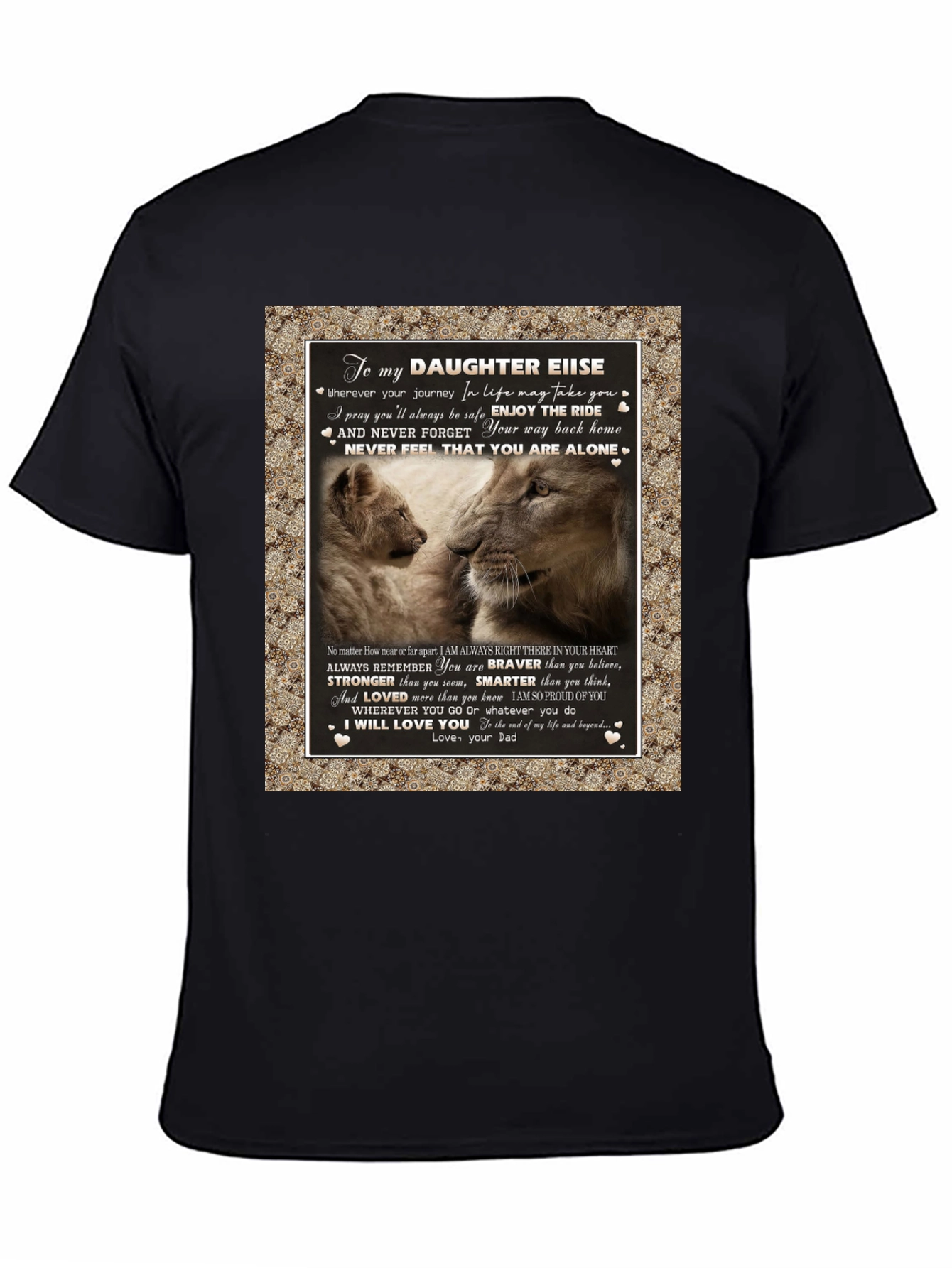 Lion To My Daughter EIIS T-Shirt