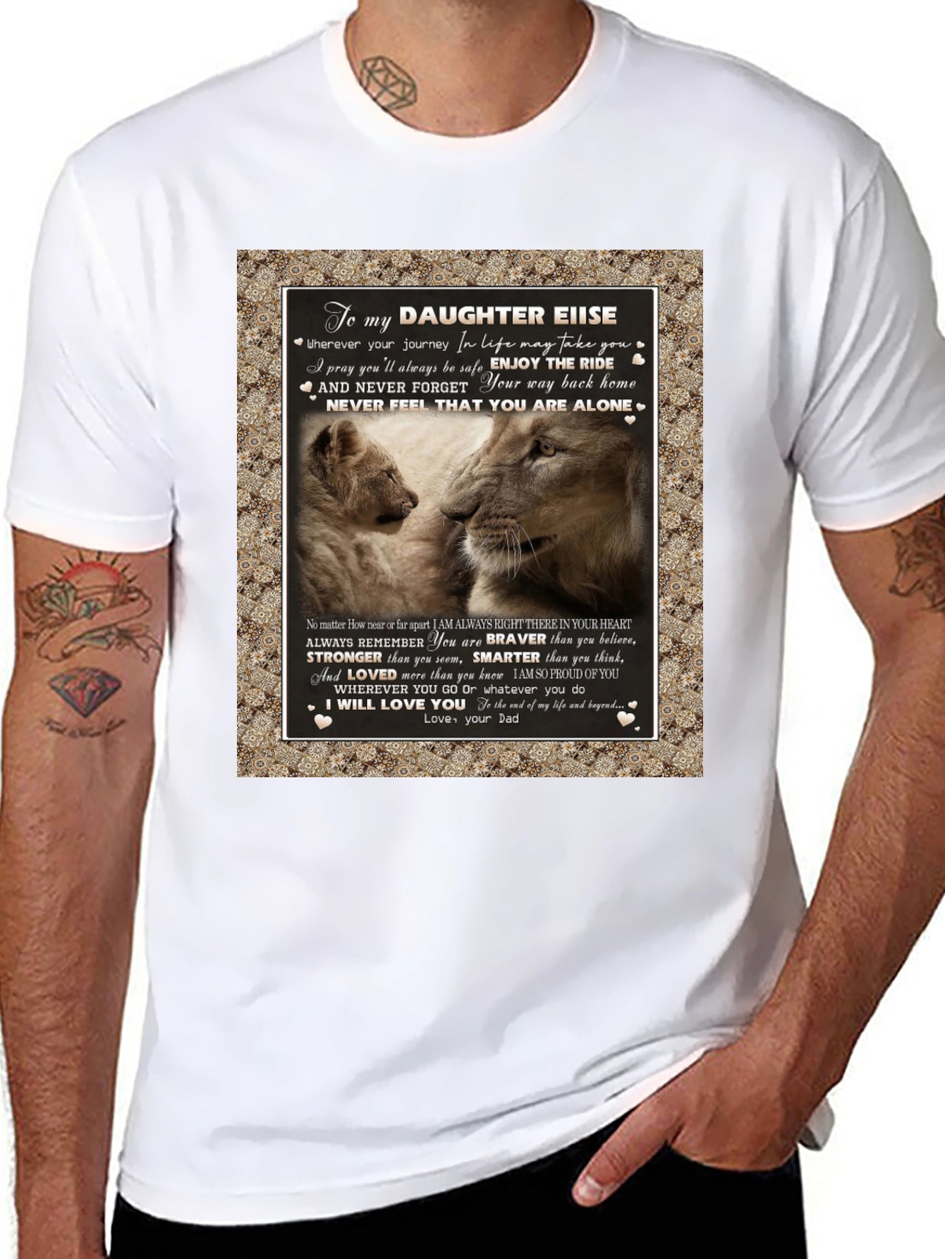 Lion To My Daughter EIIS T-Shirt