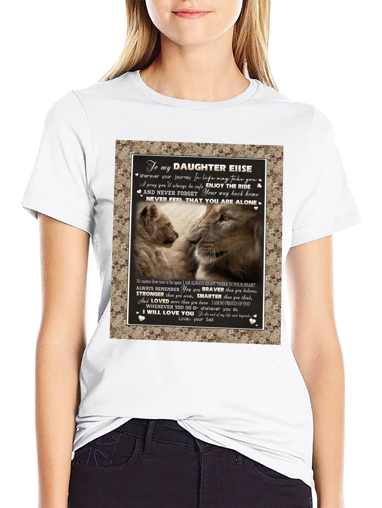 Lion To My Daughter EIIS T-Shirt