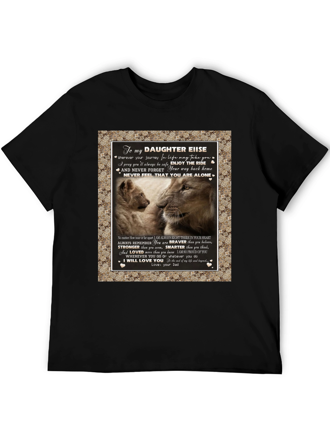 Lion To My Daughter EIIS T-Shirt