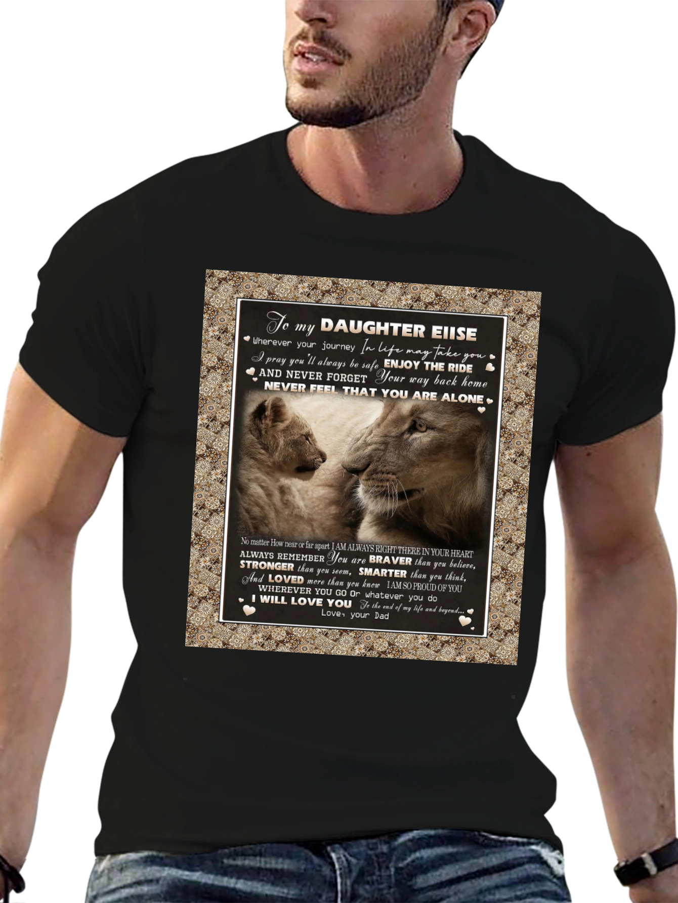 Lion To My Daughter EIIS T-Shirt