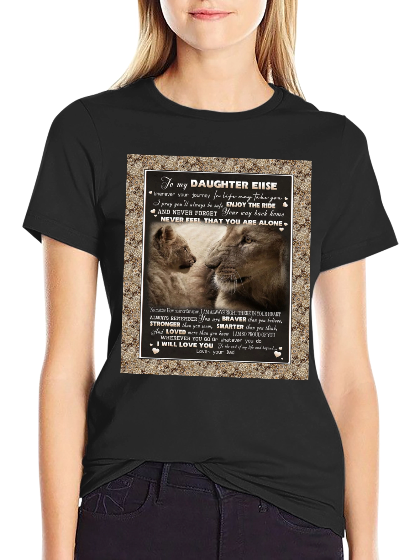 Lion To My Daughter EIIS T-Shirt
