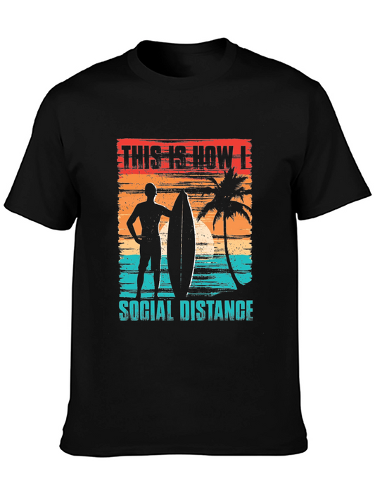 Social Distance Surfer T-Shirt