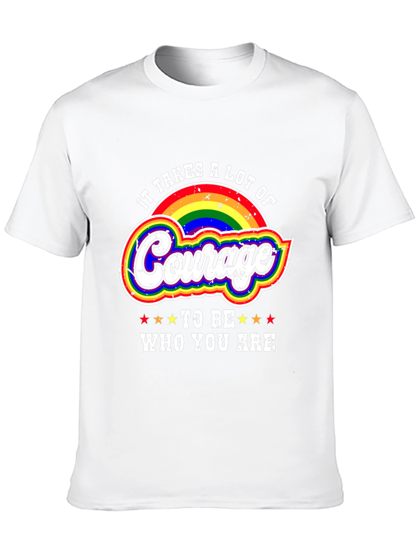 Courage Rainbow Pride T-Shirt