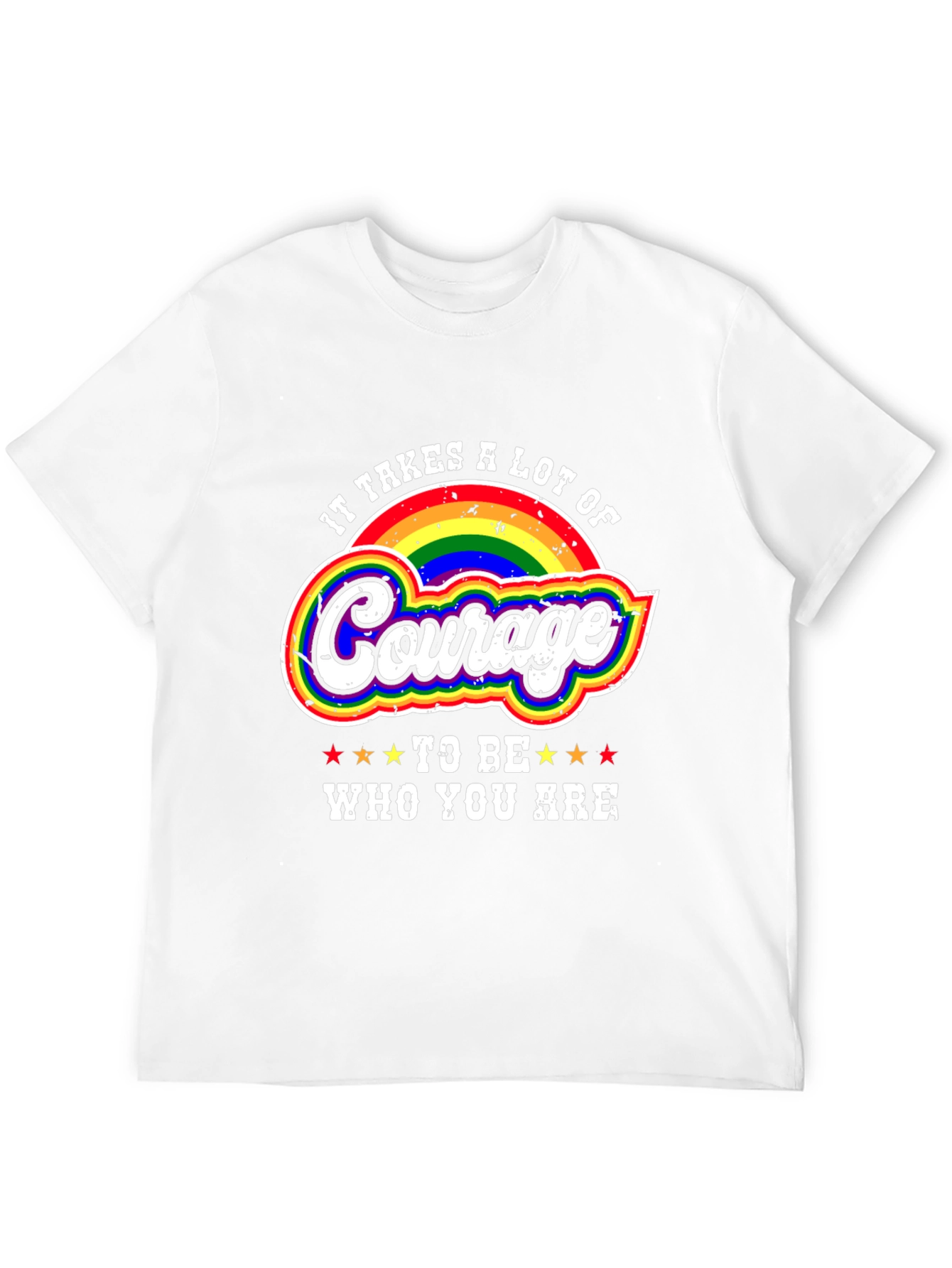 Courage Rainbow Pride T-Shirt