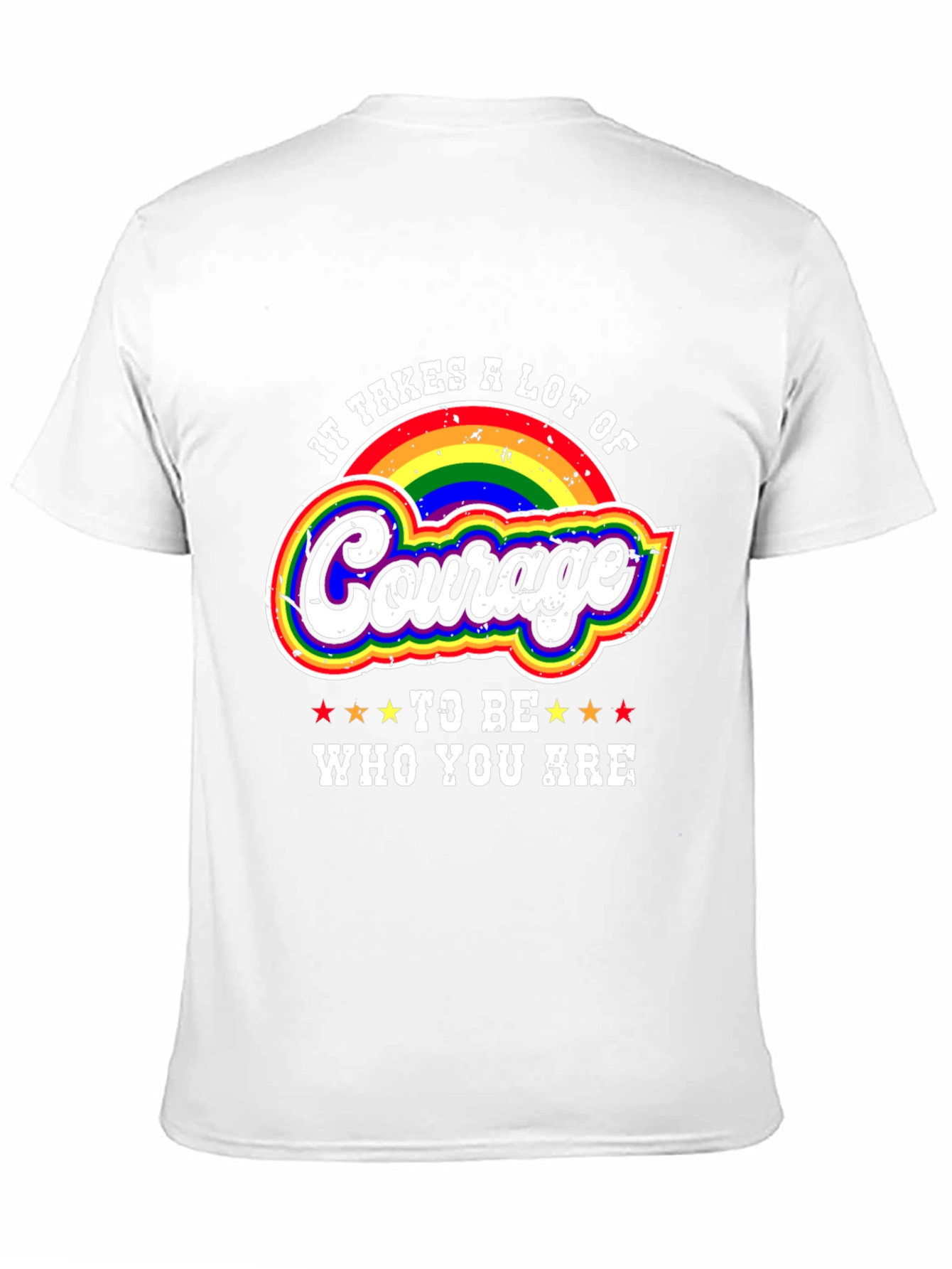 Courage Rainbow Pride T-Shirt