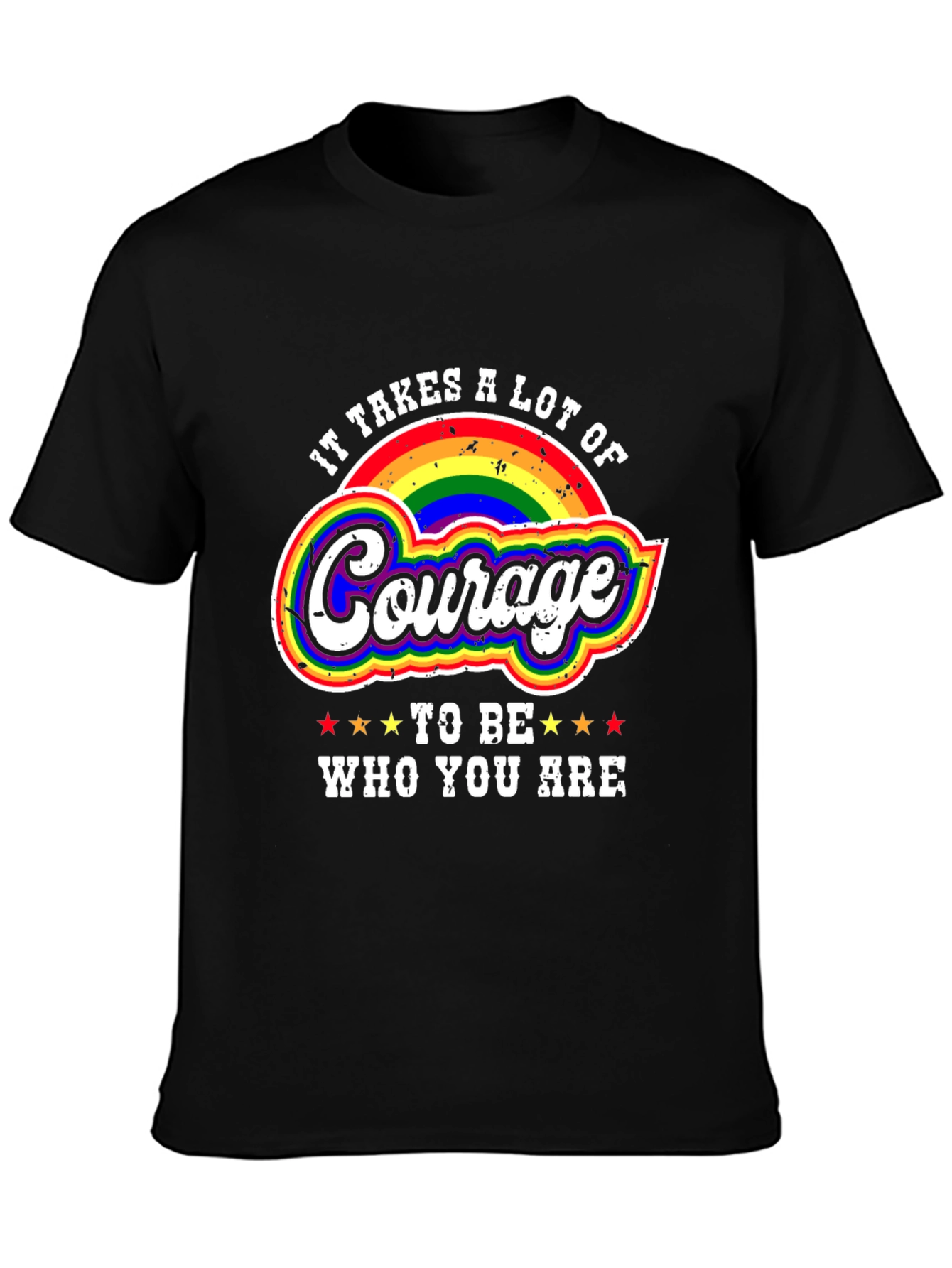 Courage Rainbow Pride T-Shirt