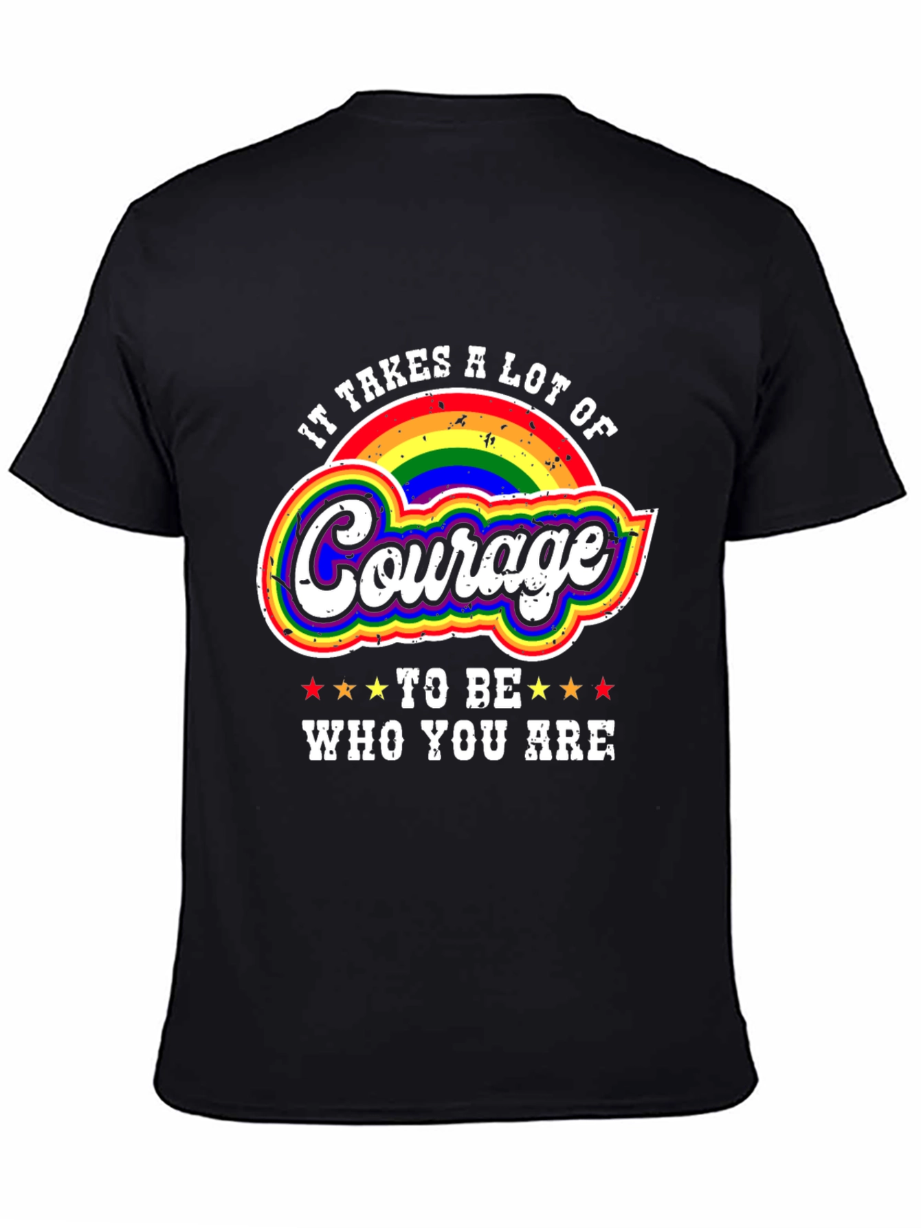 Courage Rainbow Pride T-Shirt