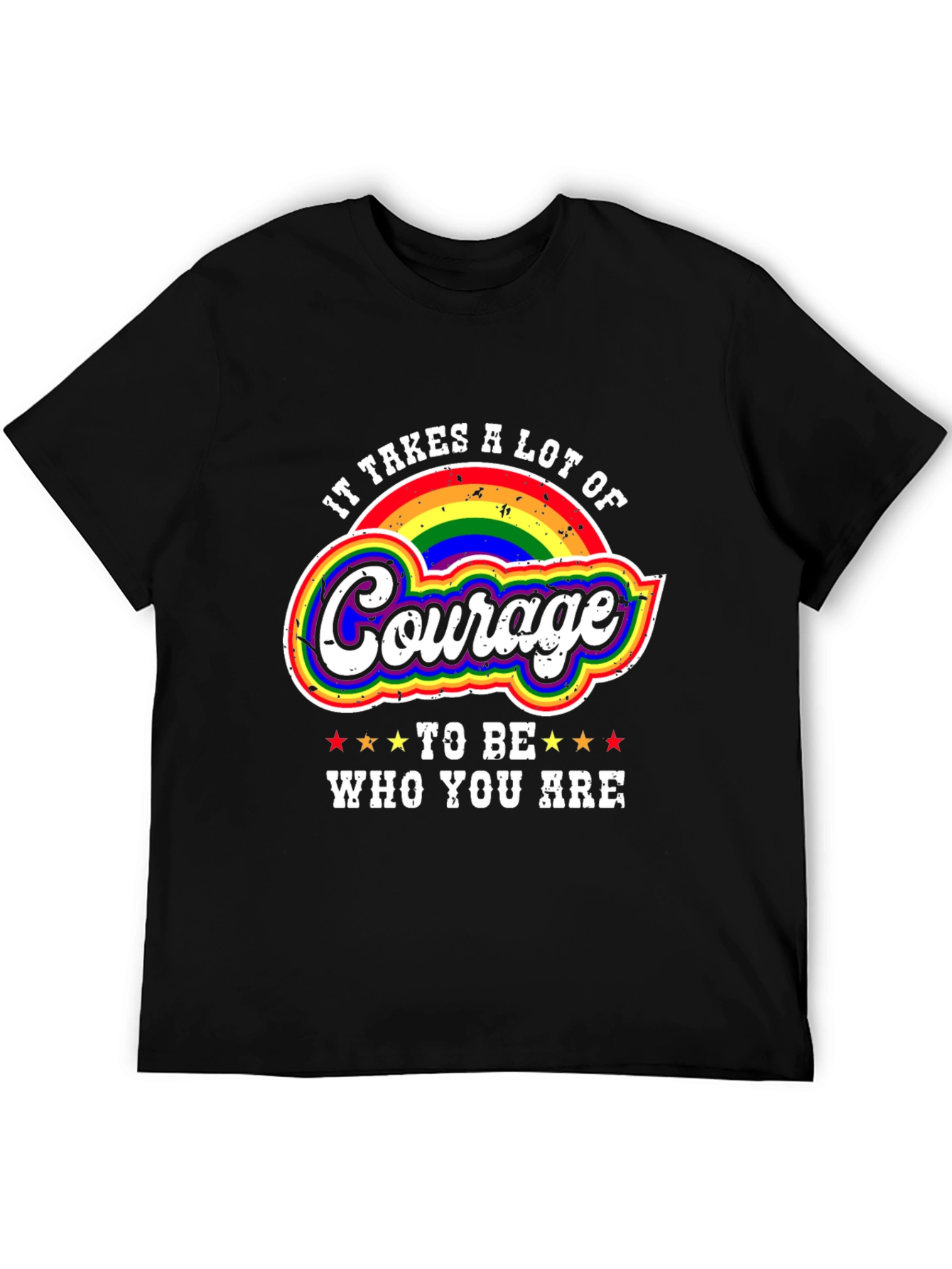 Courage Rainbow Pride T-Shirt