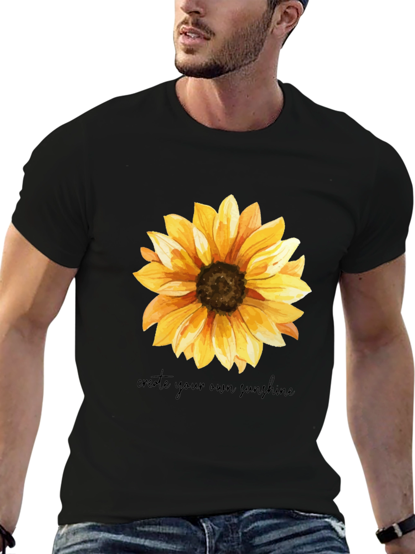 Sunflower Graphic Tee - Create Your Own Sunshine