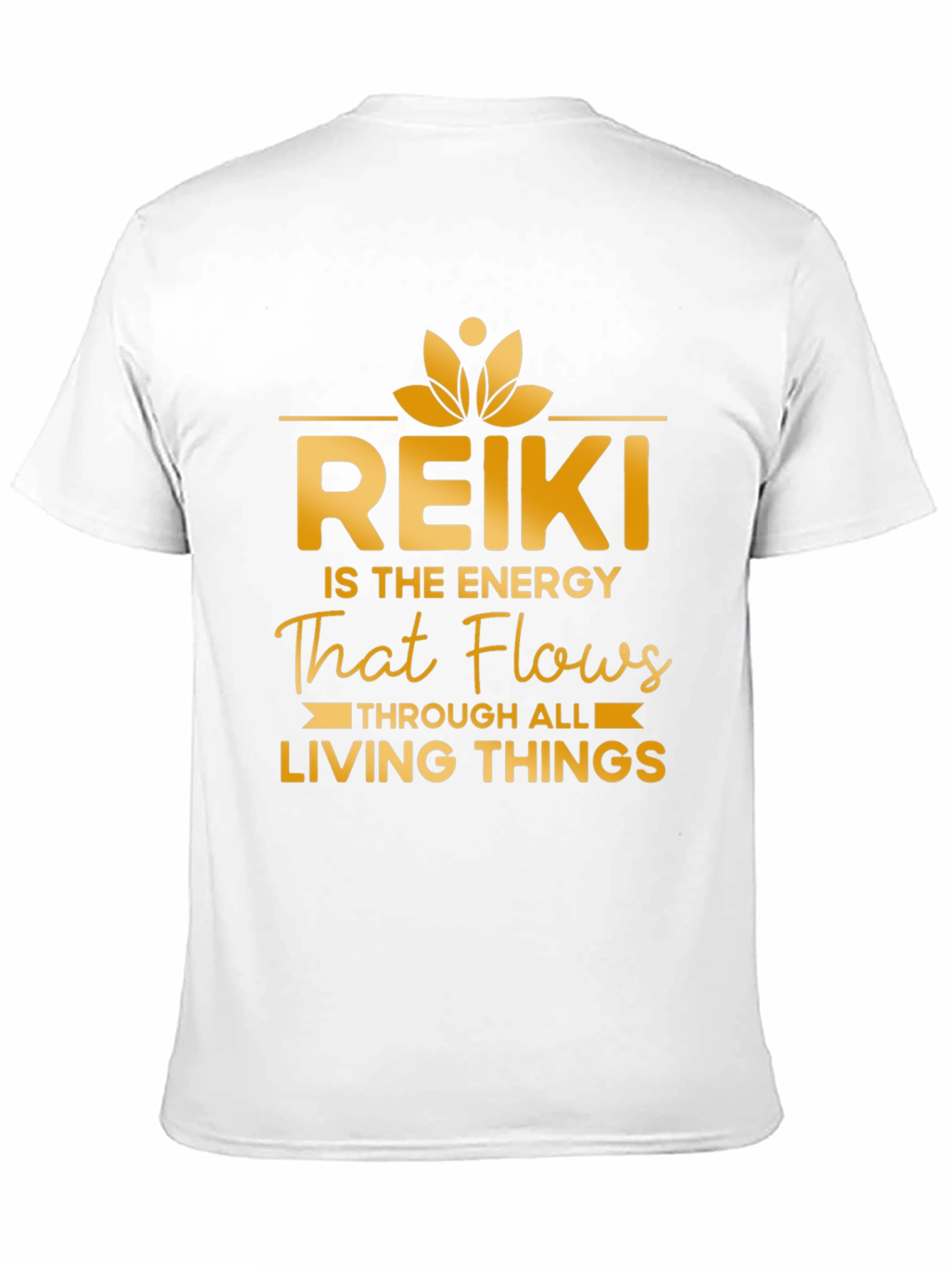 Reiki Energy Flow T-Shirt - Spiritual Zen Tee