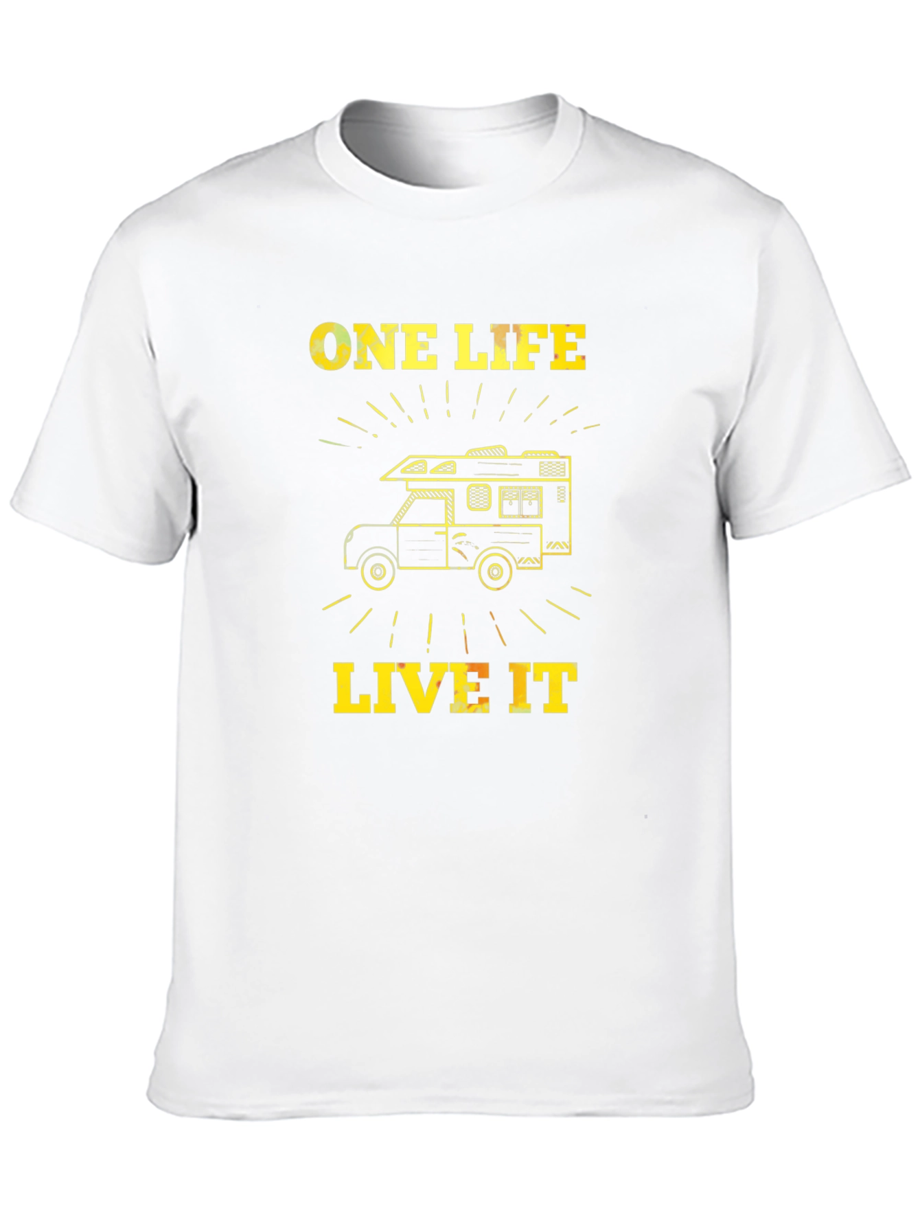 One Life Live It RV Graphic Tee - Black