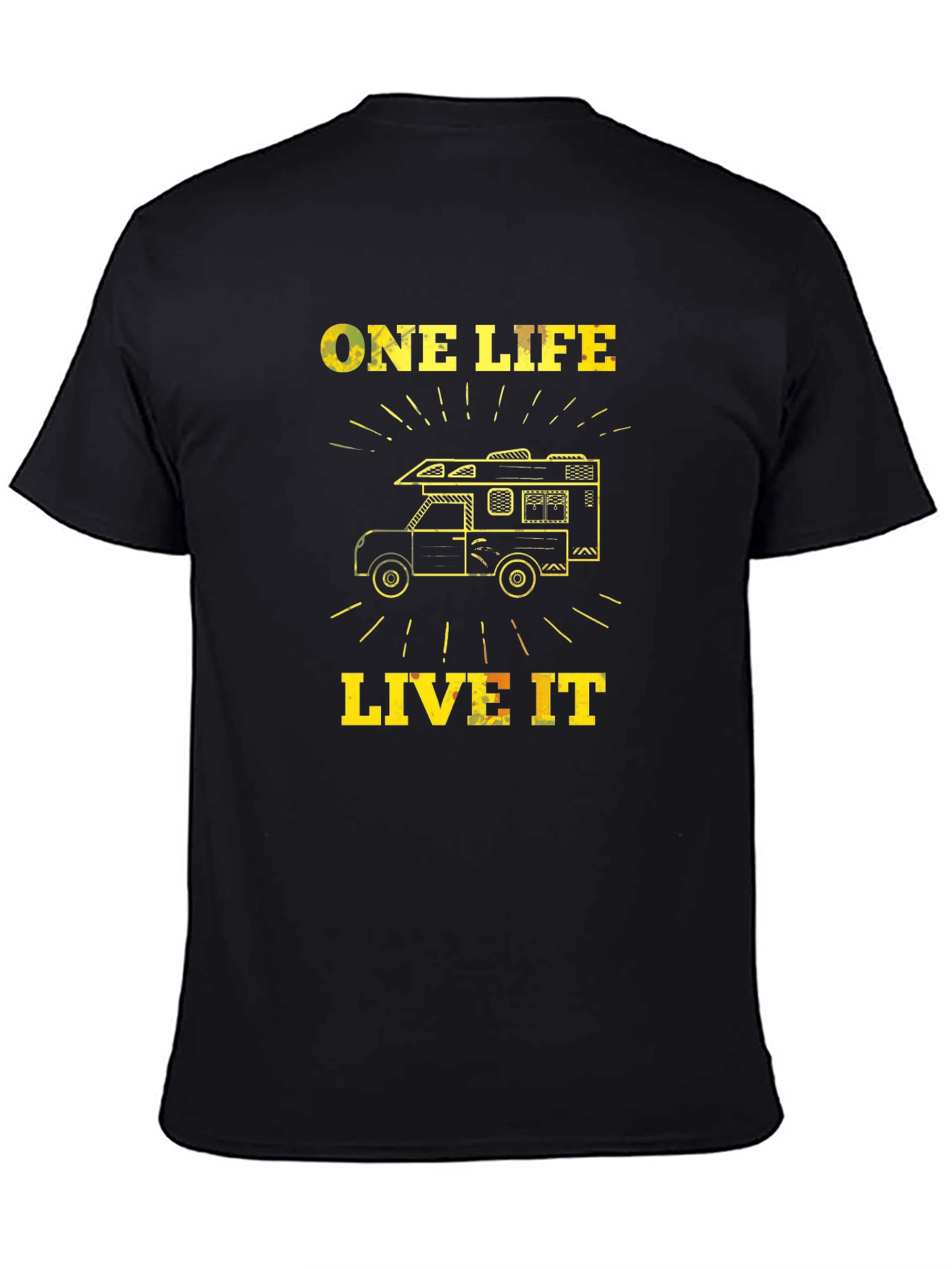 One Life Live It RV Graphic Tee - Black