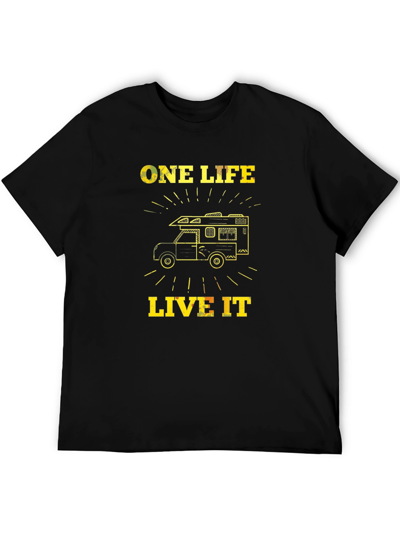 One Life Live It RV Graphic Tee - Black
