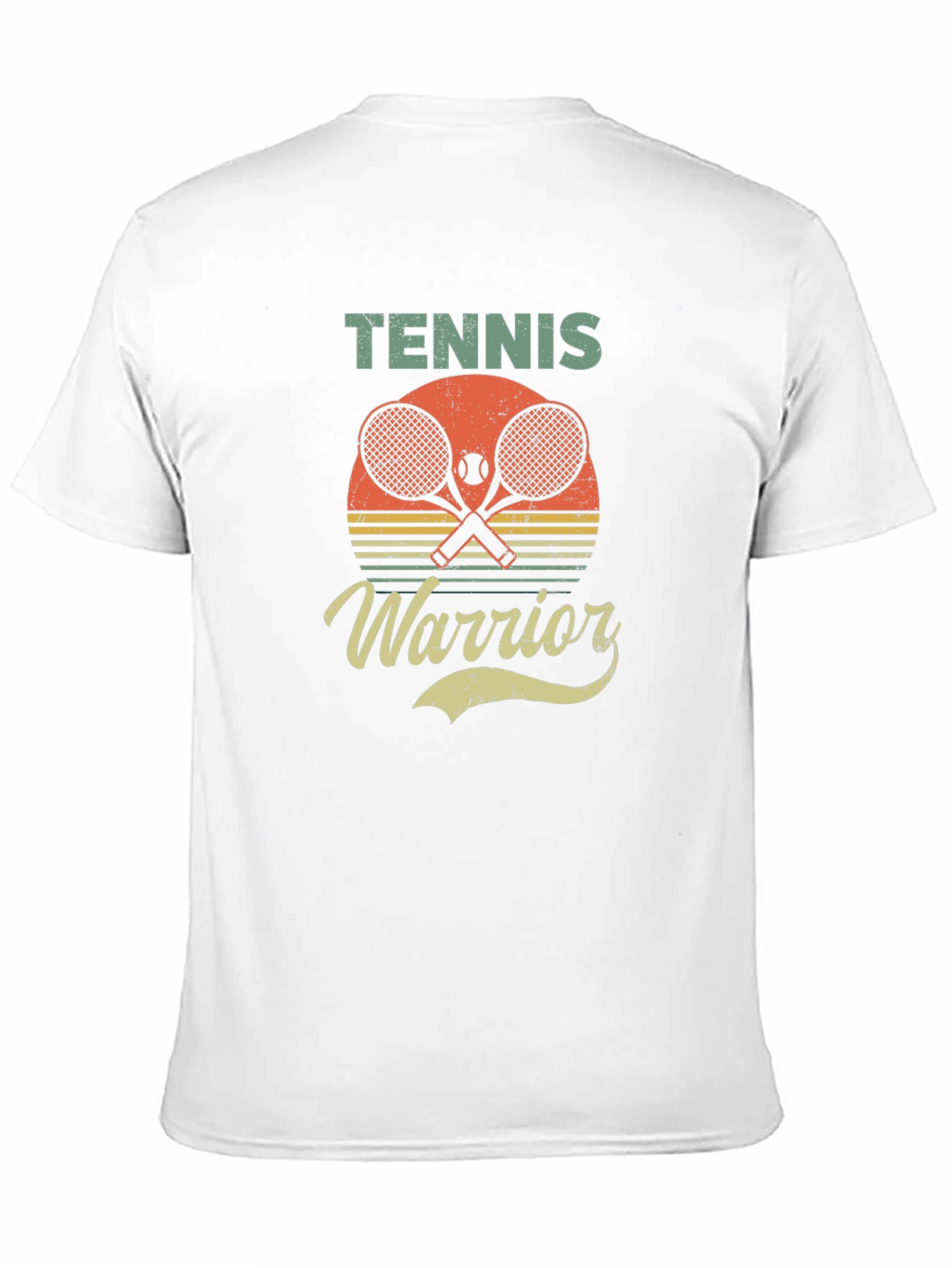 Tennis Warrior Retro Graphic T-Shirt