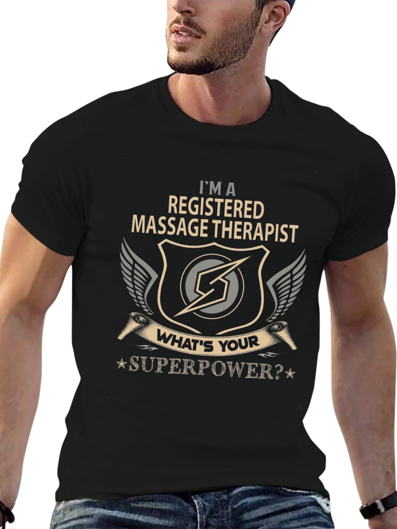 Registered Massage Therapist Superpower T-Shirt