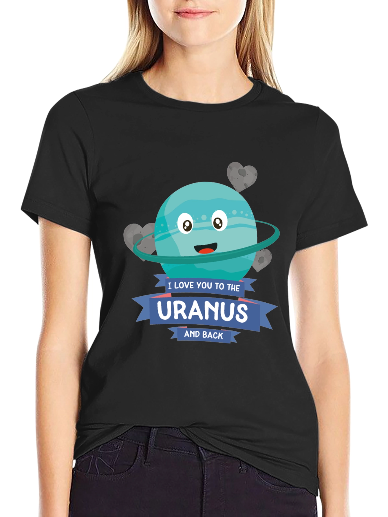 I Love You to Uranus Graphic T-Shirt