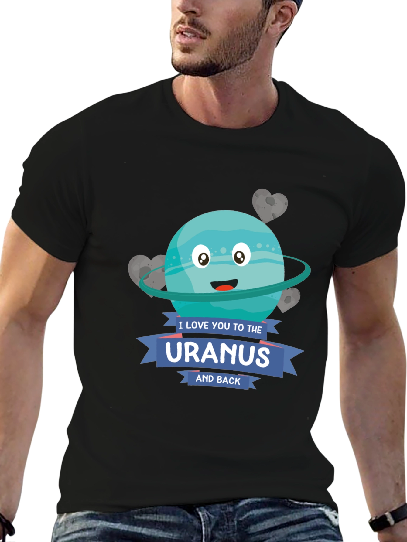 I Love You to Uranus Graphic T-Shirt