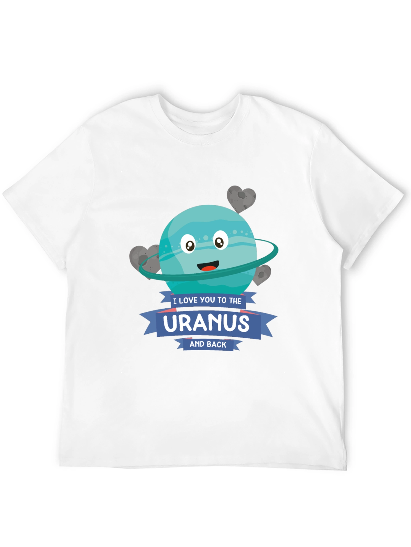 I Love You to Uranus Graphic T-Shirt