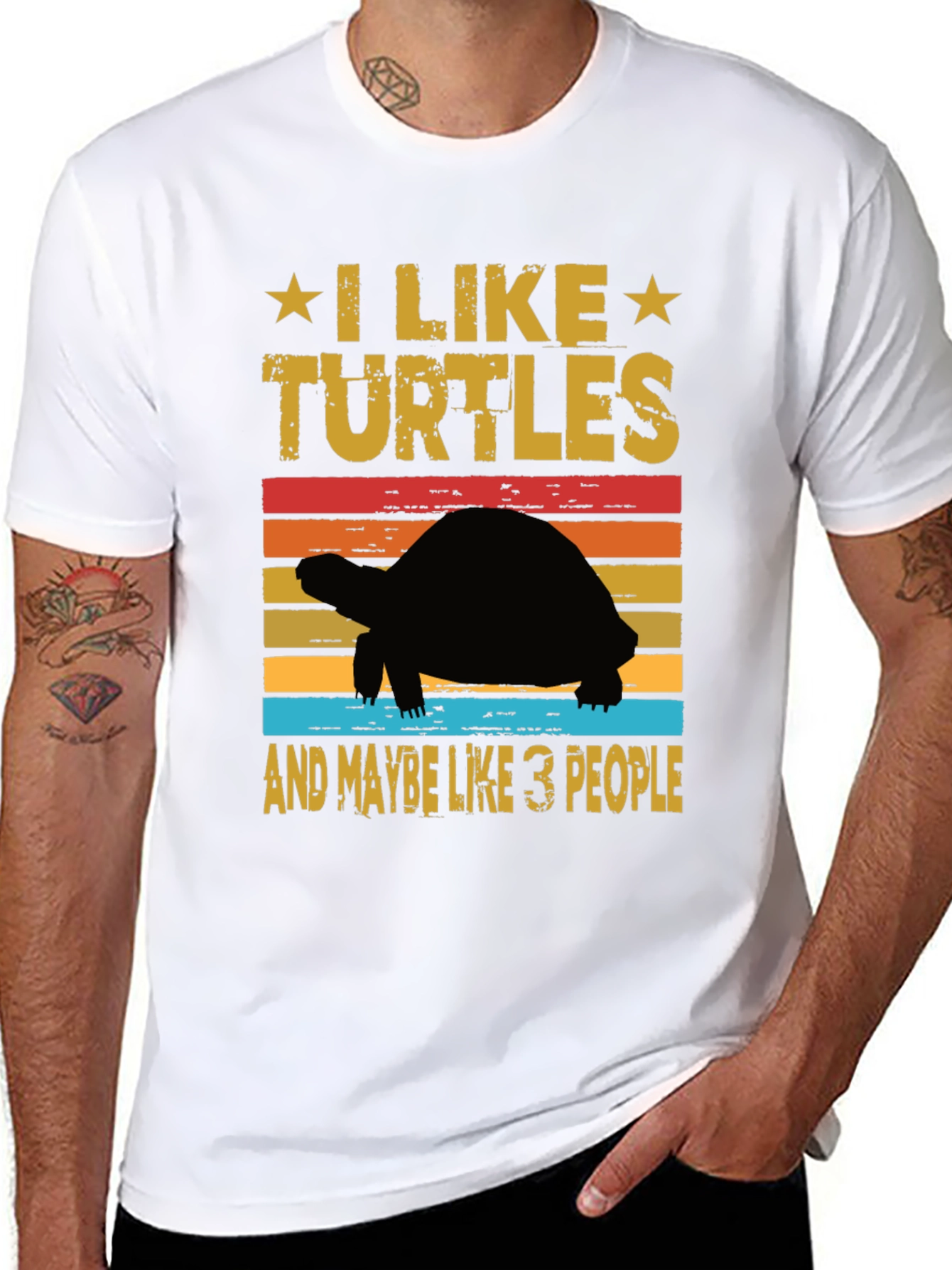 I Like Turtles Graphic Tee